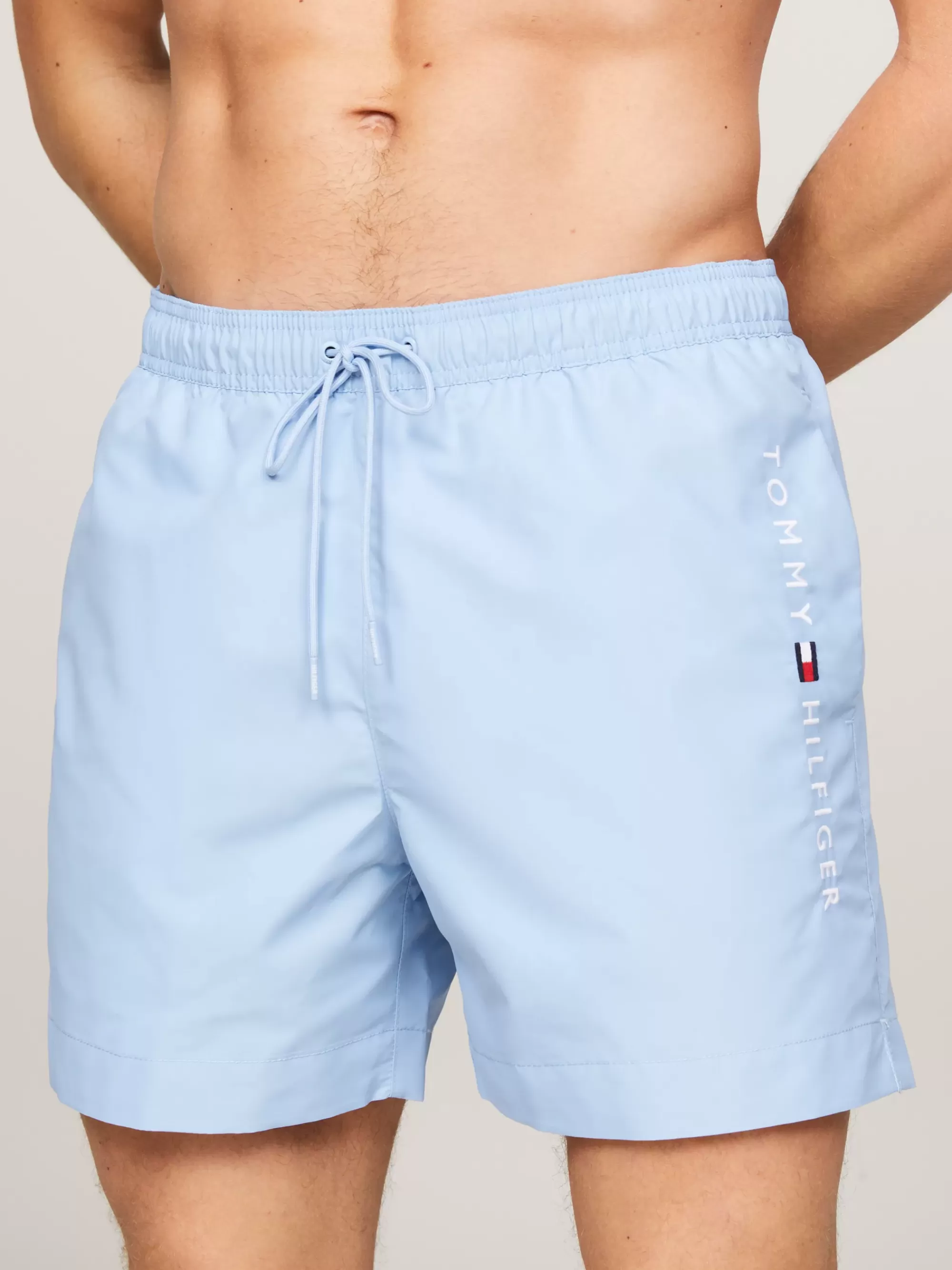 Zwemkleding*Tommy Hilfiger Original Medium Lange Zwemshort Met Trekkoord WELL WATER