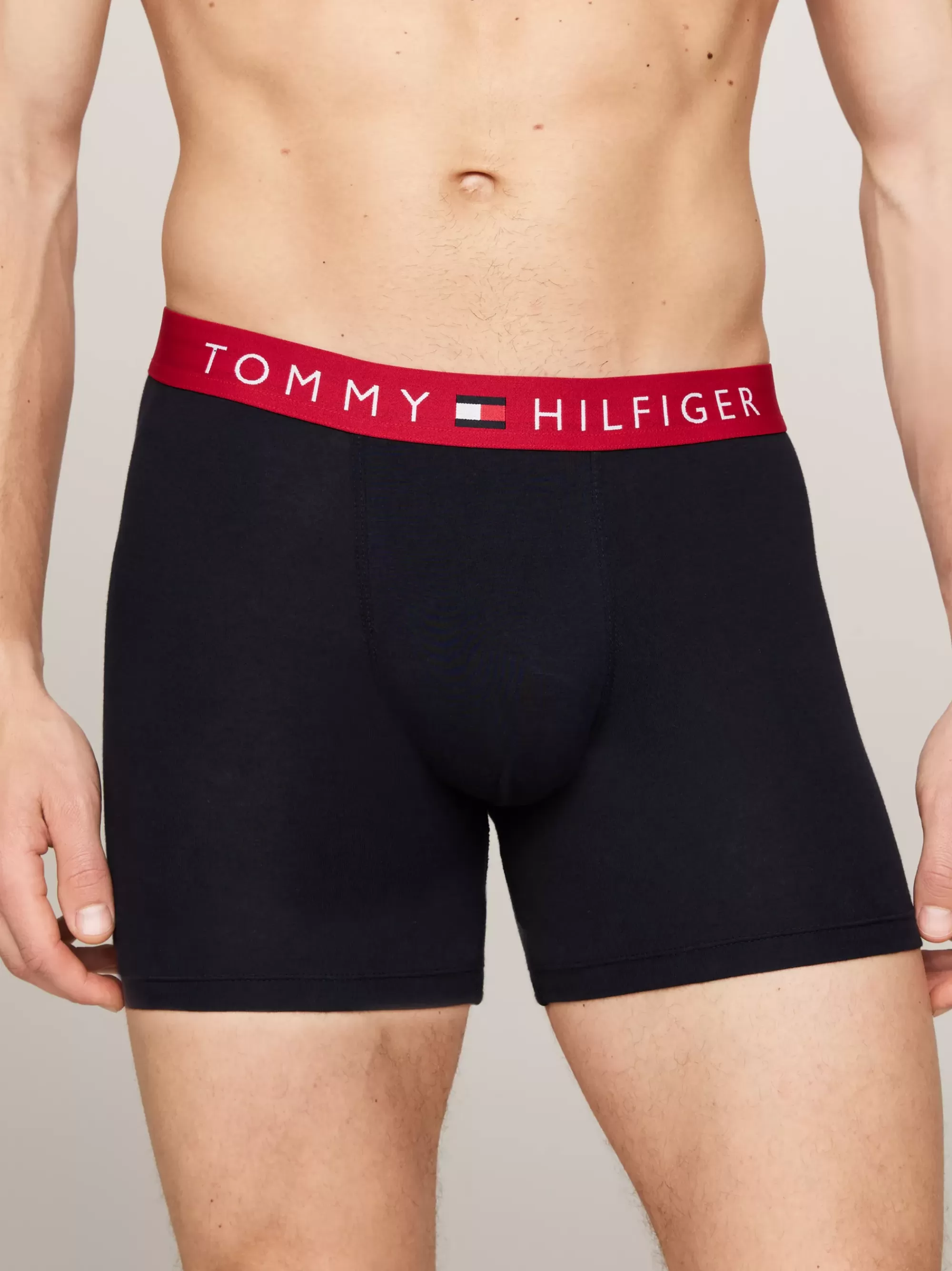 Ondergoed*Tommy Hilfiger Original Set Van 3 Boxer Briefs Met Logo BREEZY BLUE/PRI RED/MIL DENIM
