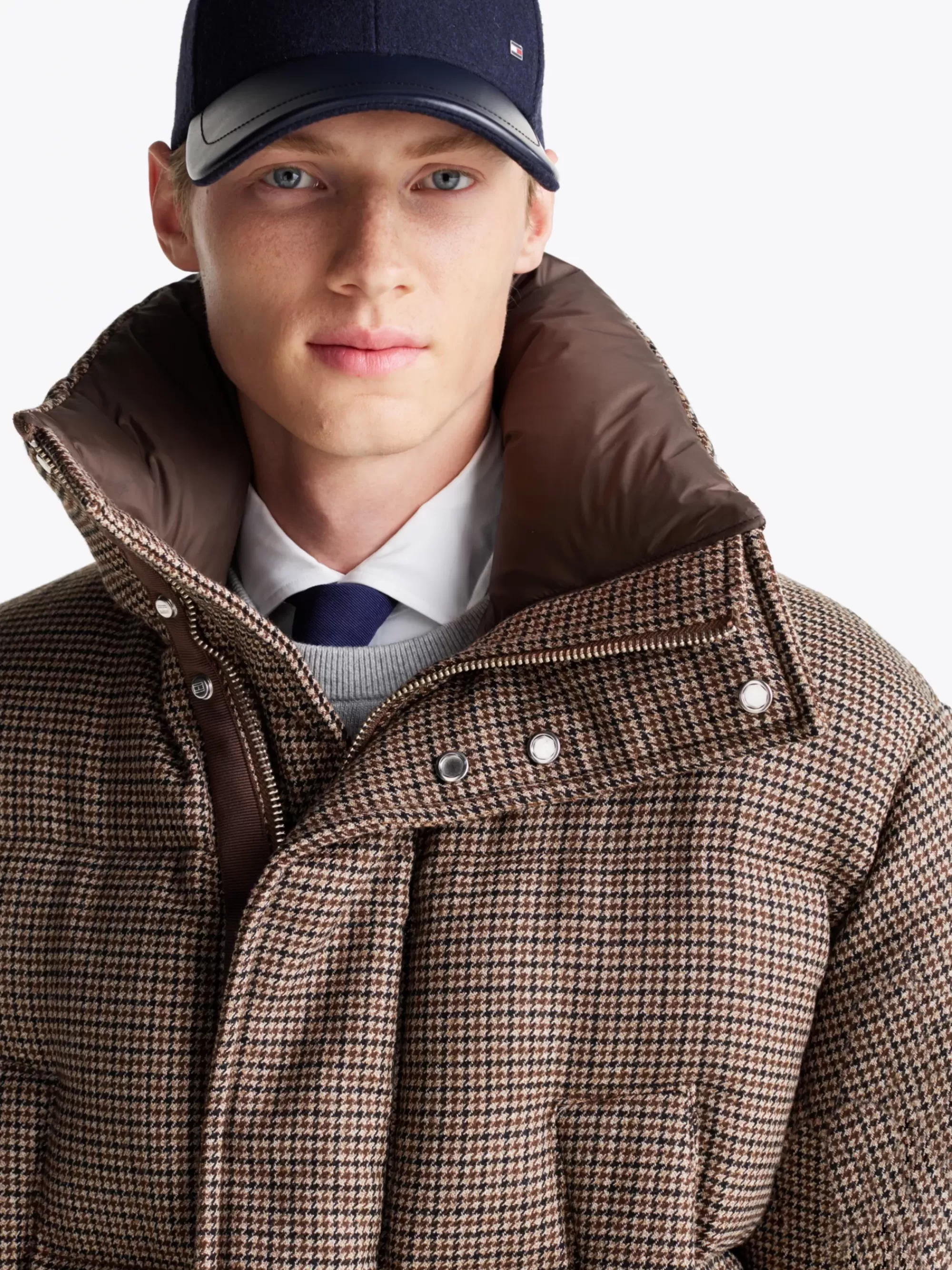 Jassen & Jacks*Tommy Hilfiger Oversized Pufferjack Met Capuchon BROWN