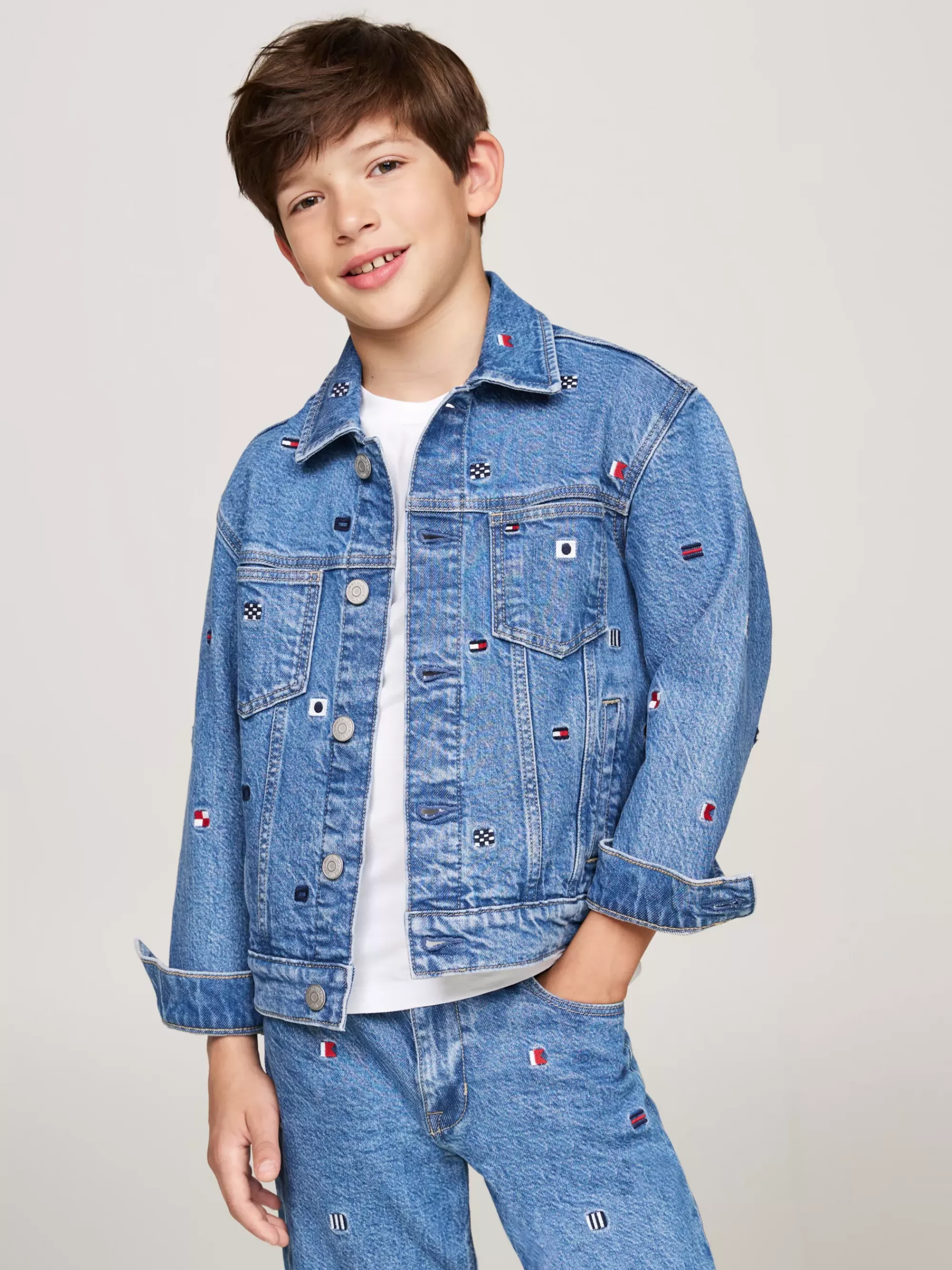 Jassen*Tommy Hilfiger Oversized Truckerjack Van Denim CRITTER