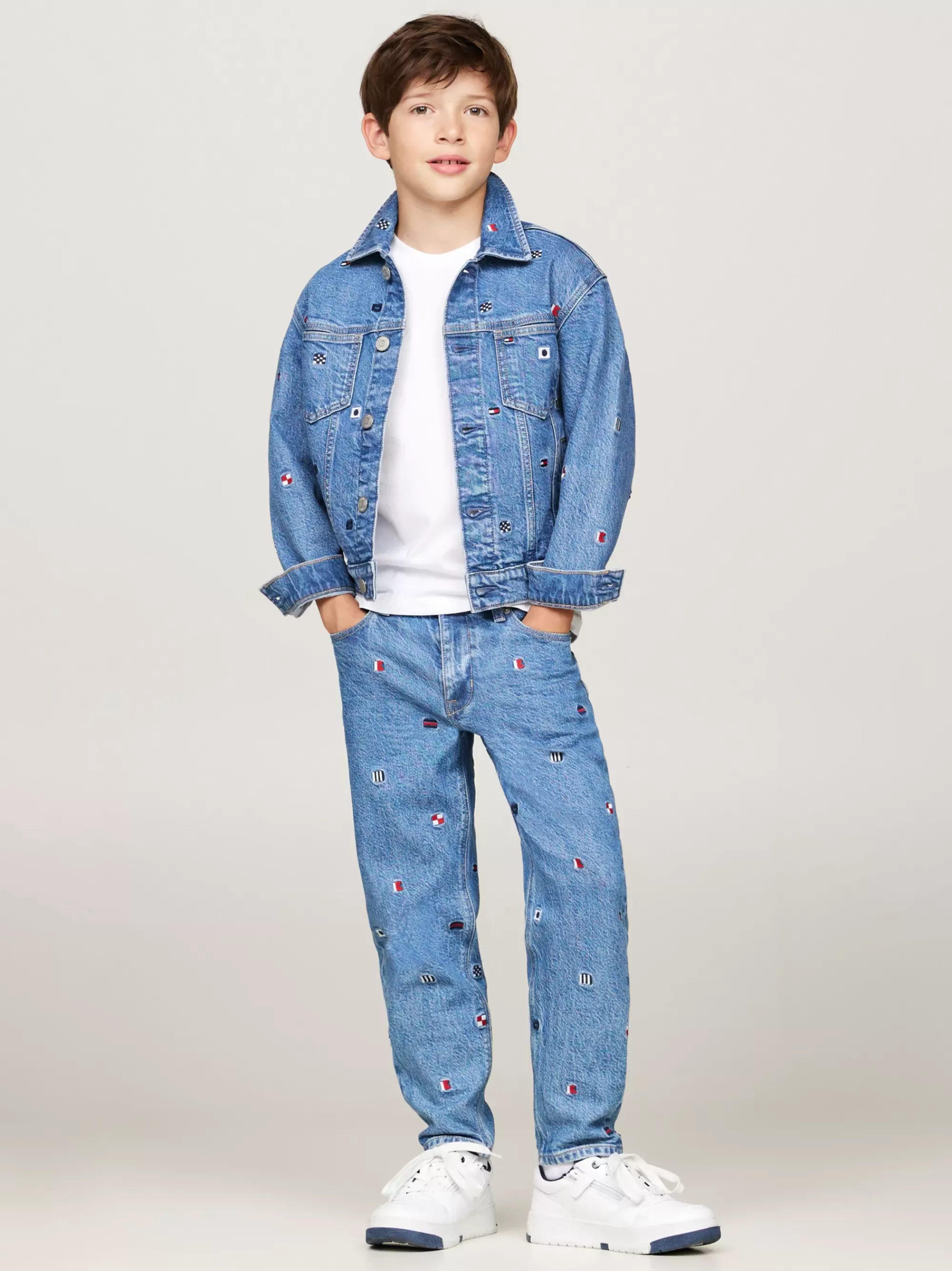 Jassen*Tommy Hilfiger Oversized Truckerjack Van Denim CRITTER