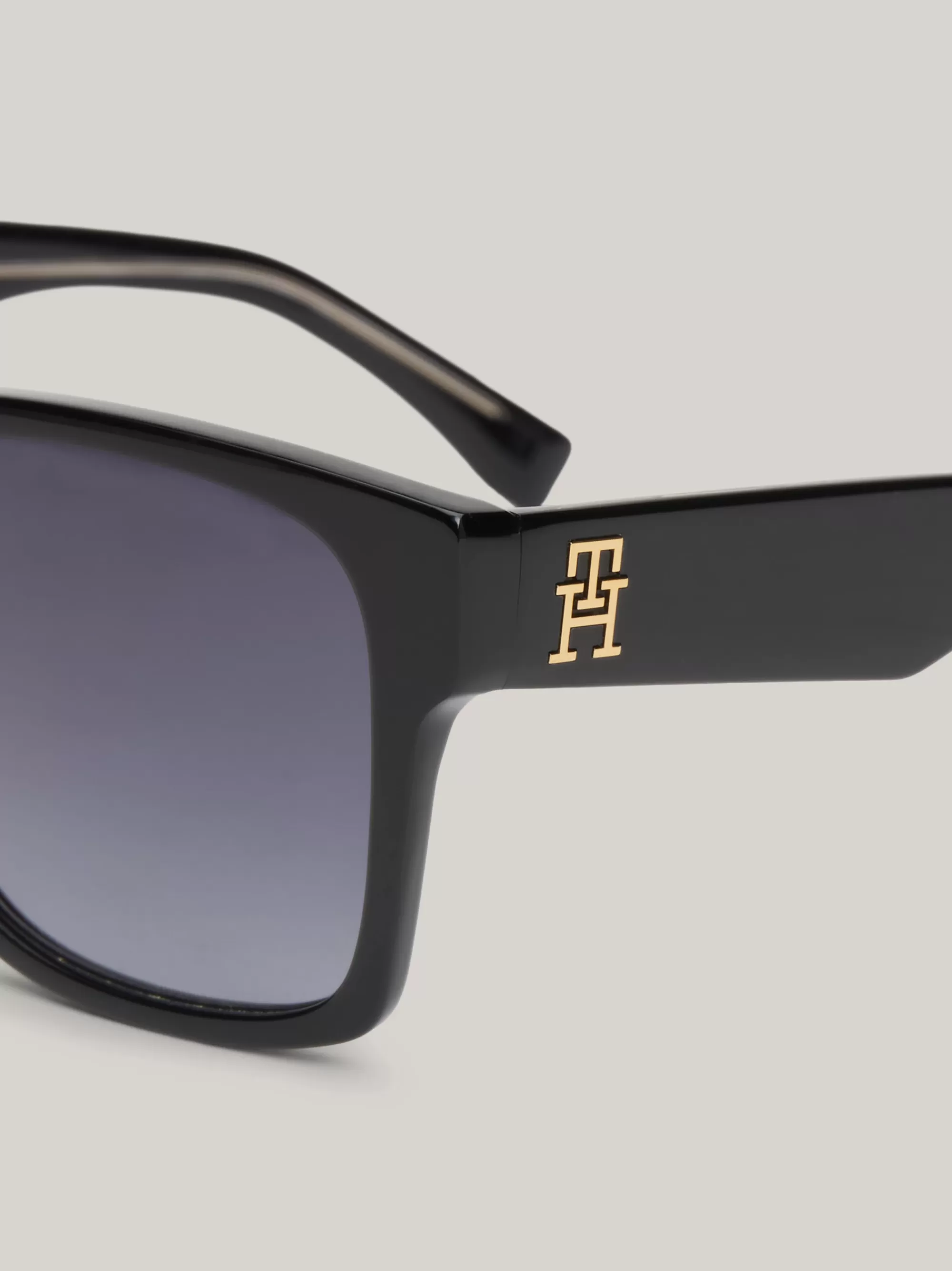 Zonnebrillen*Tommy Hilfiger Oversized Zonnebril Met Vierkante Glazen BLACK