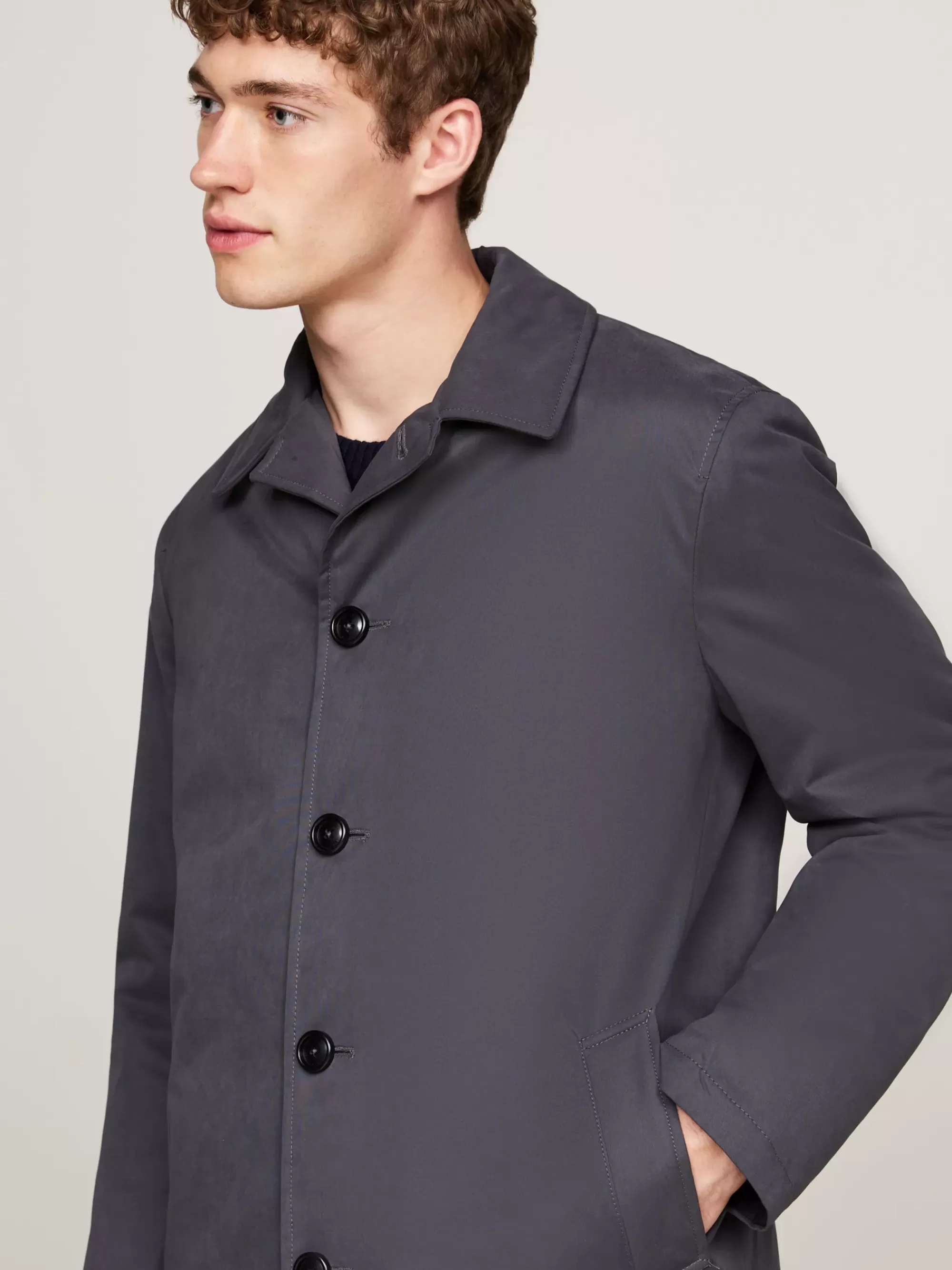 Pakken & Tailored | Jassen & Jacks*Tommy Hilfiger Padded Jas Met Kraag GREY
