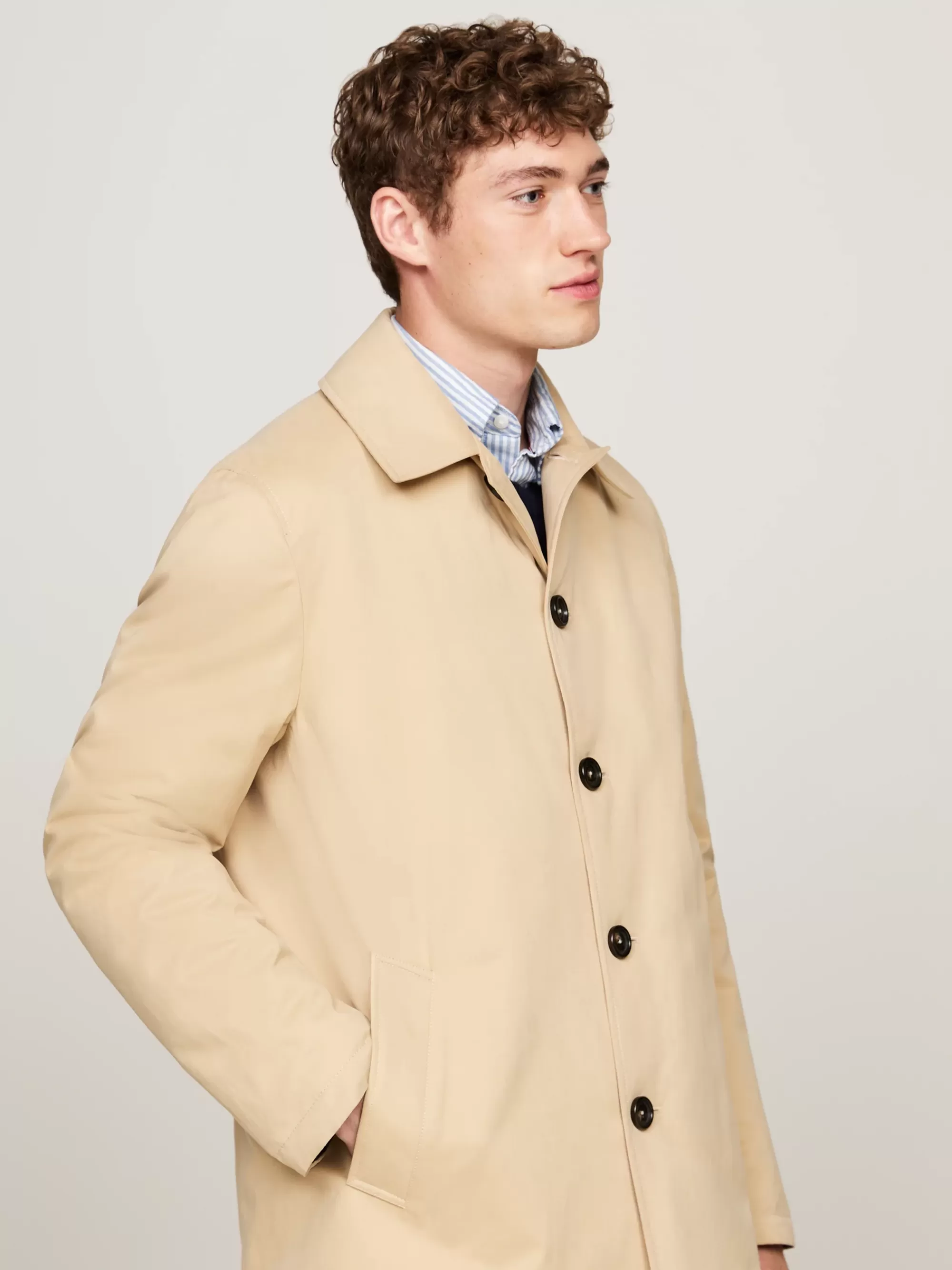 Pakken & Tailored | Jassen & Jacks*Tommy Hilfiger Padded Jas Met Kraag BEIGE