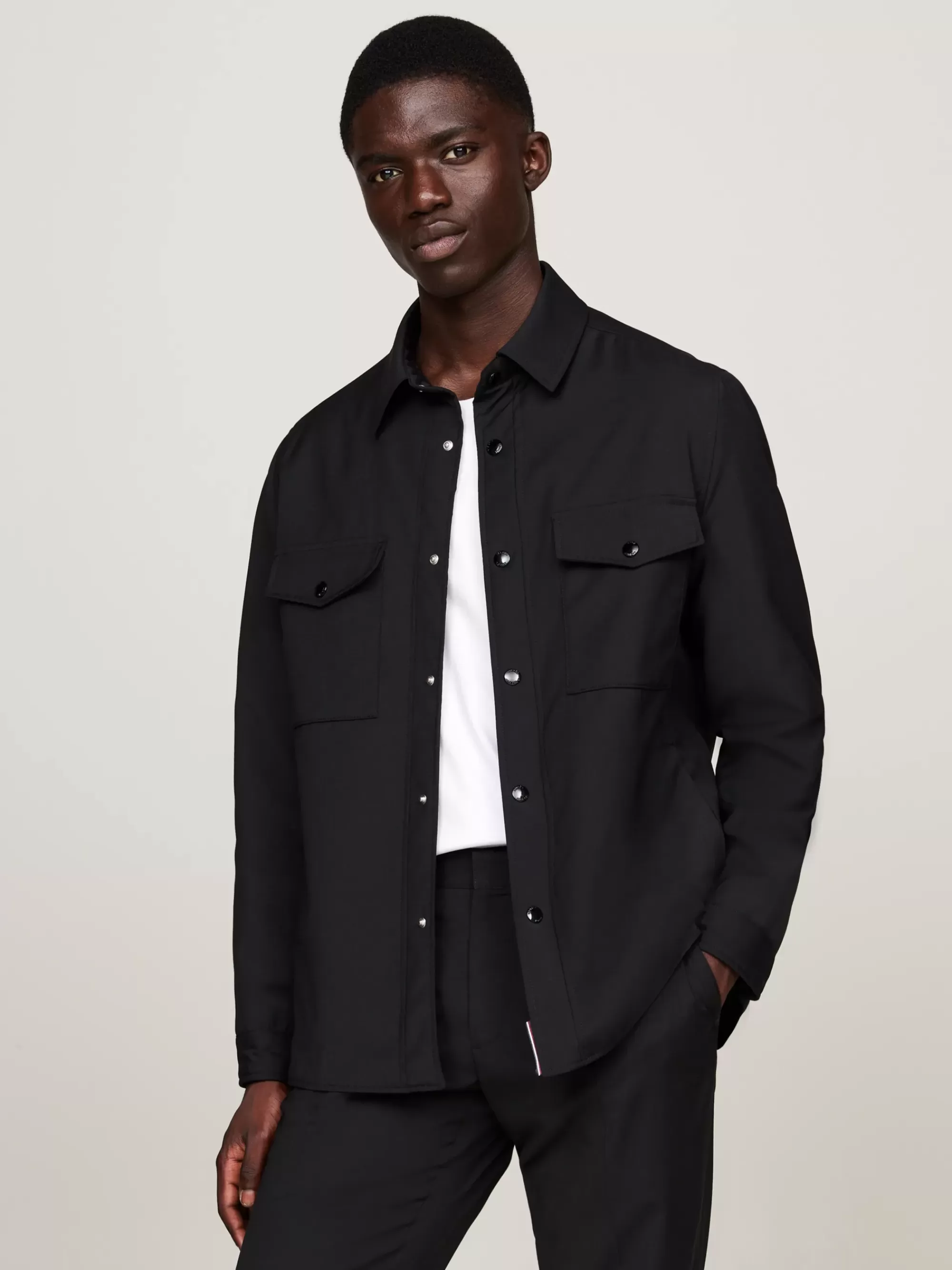 Pakken & Tailored | Jassen & Jacks*Tommy Hilfiger Padded Shirtjack BLACK