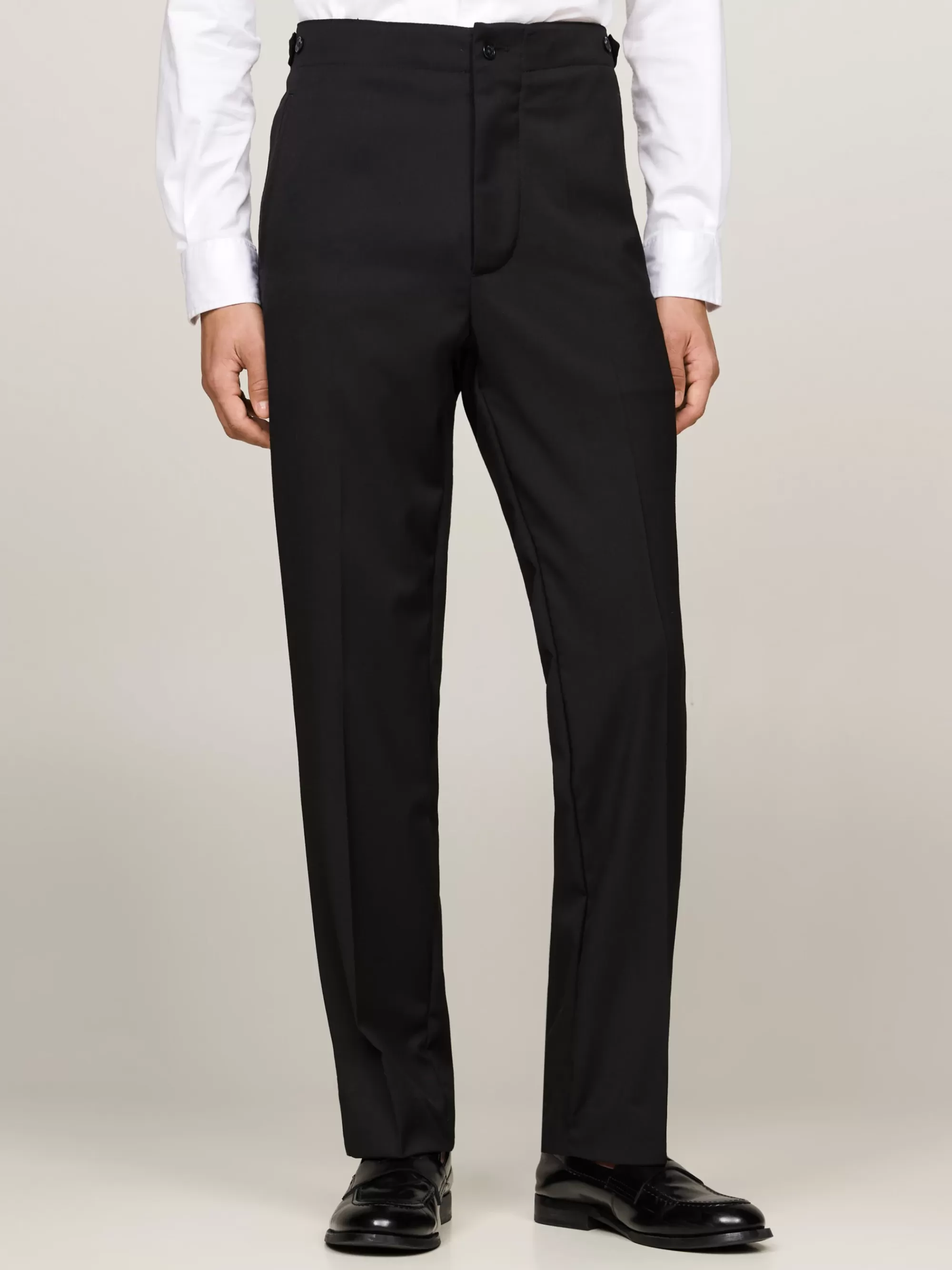 Pakken & Tailored | Broeken*Tommy Hilfiger Pantalon Met Verstelbare Taille BLACK