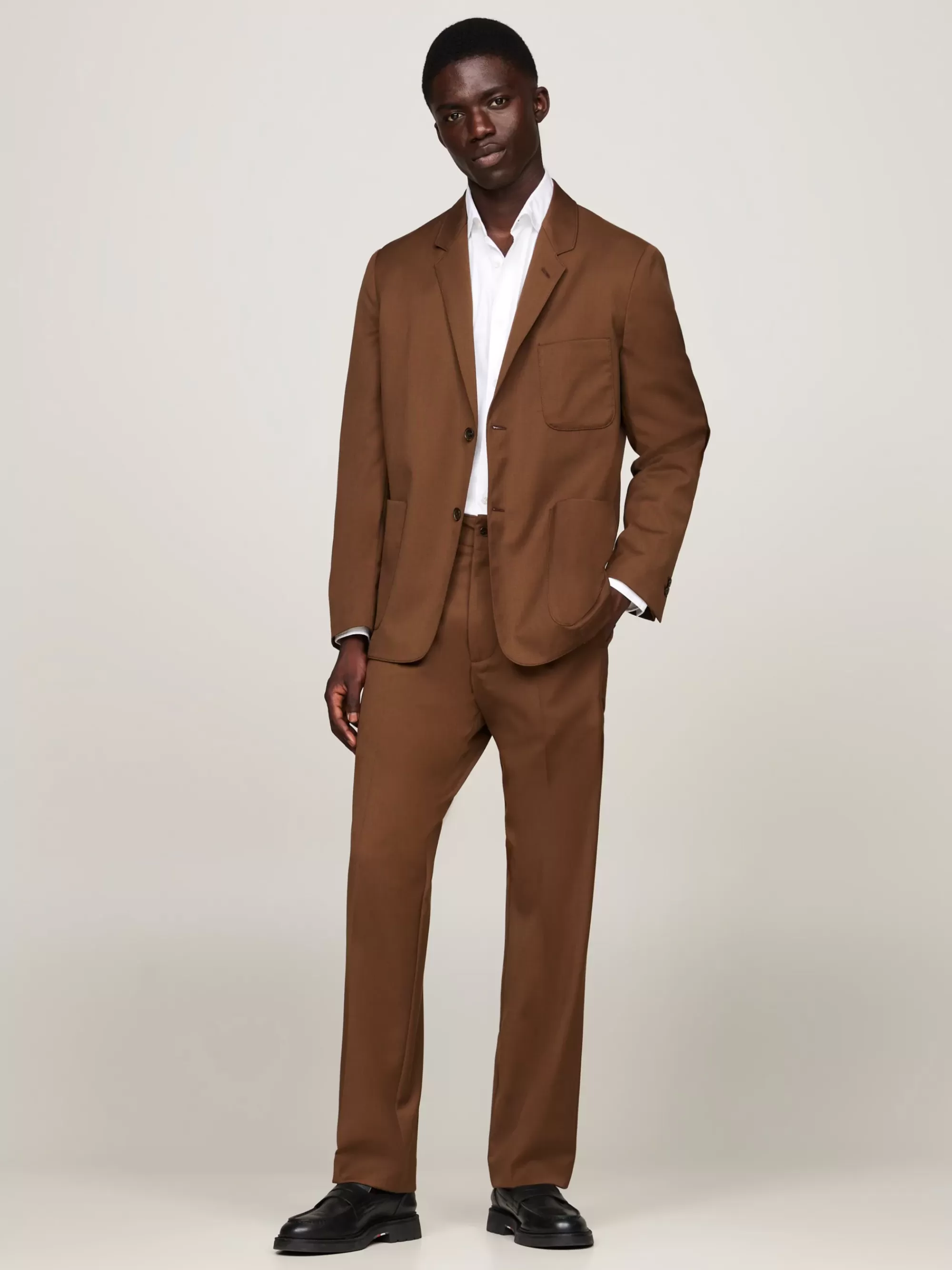 Pakken & Tailored | Broeken*Tommy Hilfiger Pantalon Met Verstelbare Taille BROWN