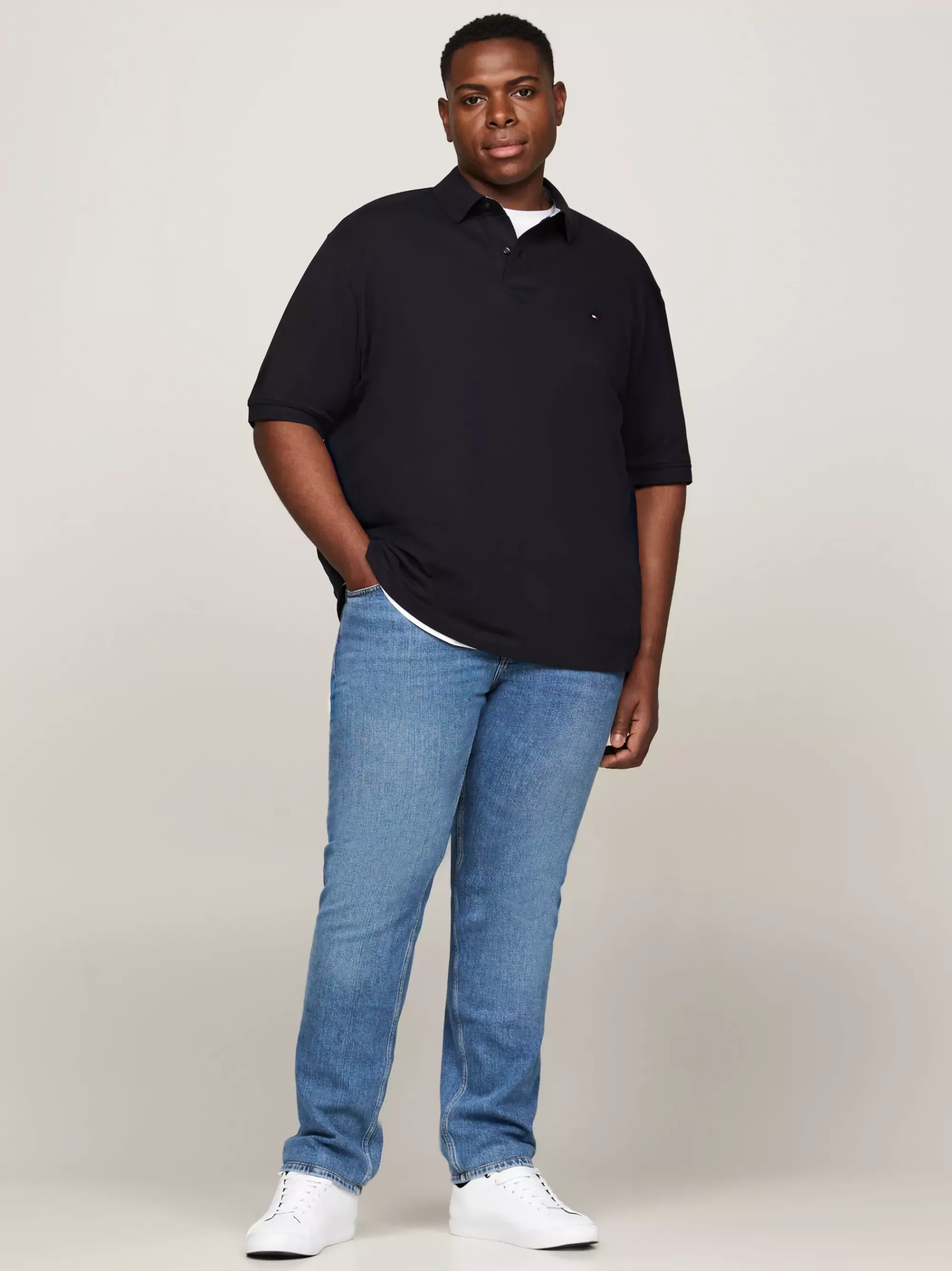 Plus Size Kleding & Inclusieve Maten | Polo's*Tommy Hilfiger Plus 1985 Classic Fit Polo DESERT SKY