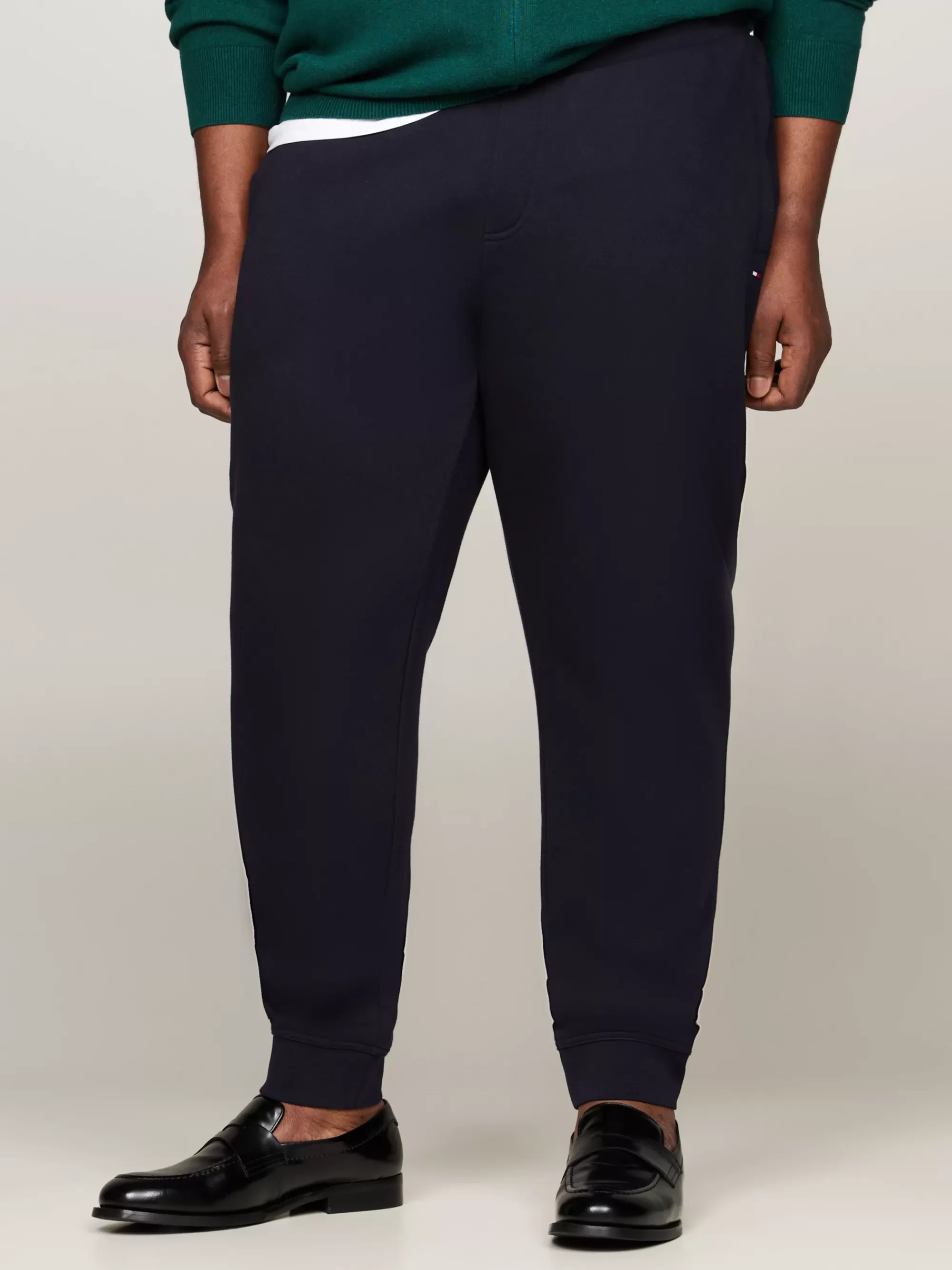 Broeken*Tommy Hilfiger Plus Jogger Met Boorden DESERT SKY