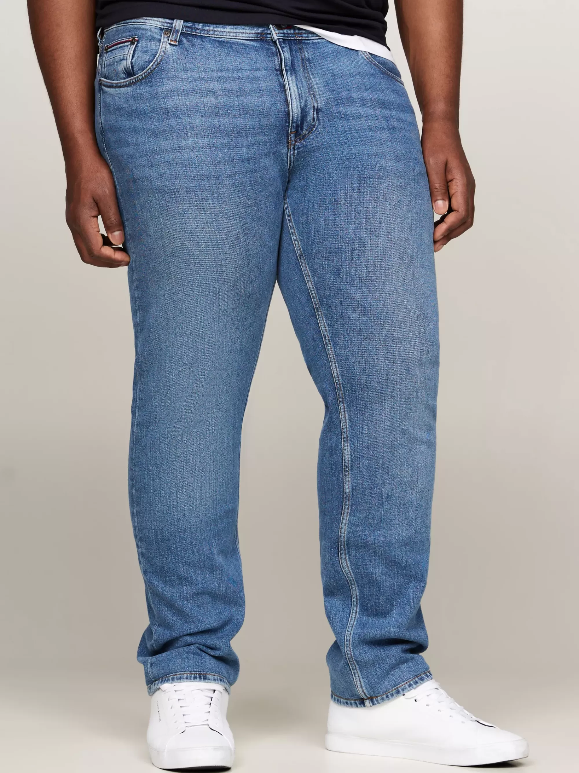 Plus Size Kleding & Inclusieve Maten | Jeans*Tommy Hilfiger Plus Madison Straight Jeans Met Fading OTTO BLUE