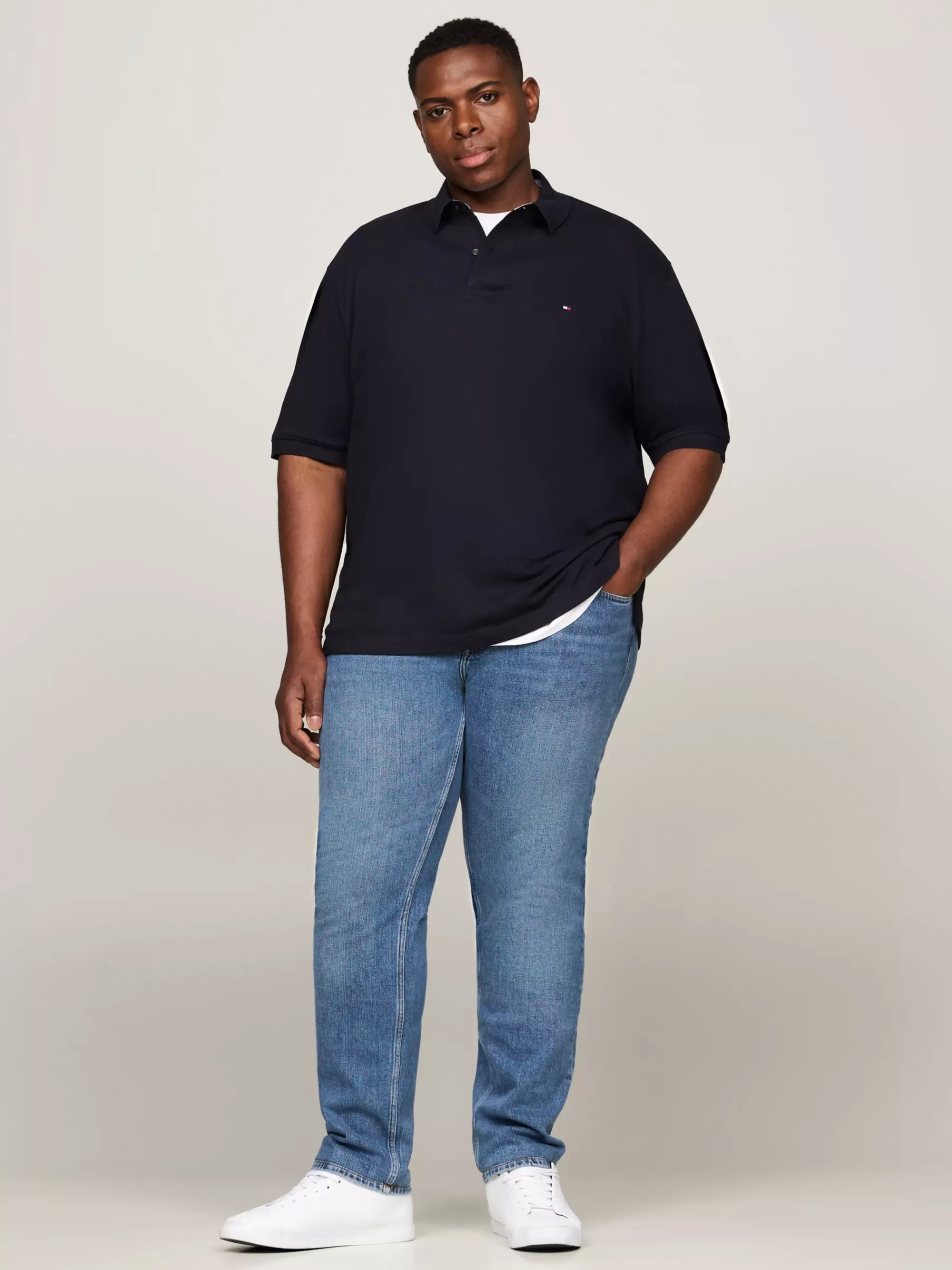 Plus Size Kleding & Inclusieve Maten | Jeans*Tommy Hilfiger Plus Madison Straight Jeans Met Fading OTTO BLUE