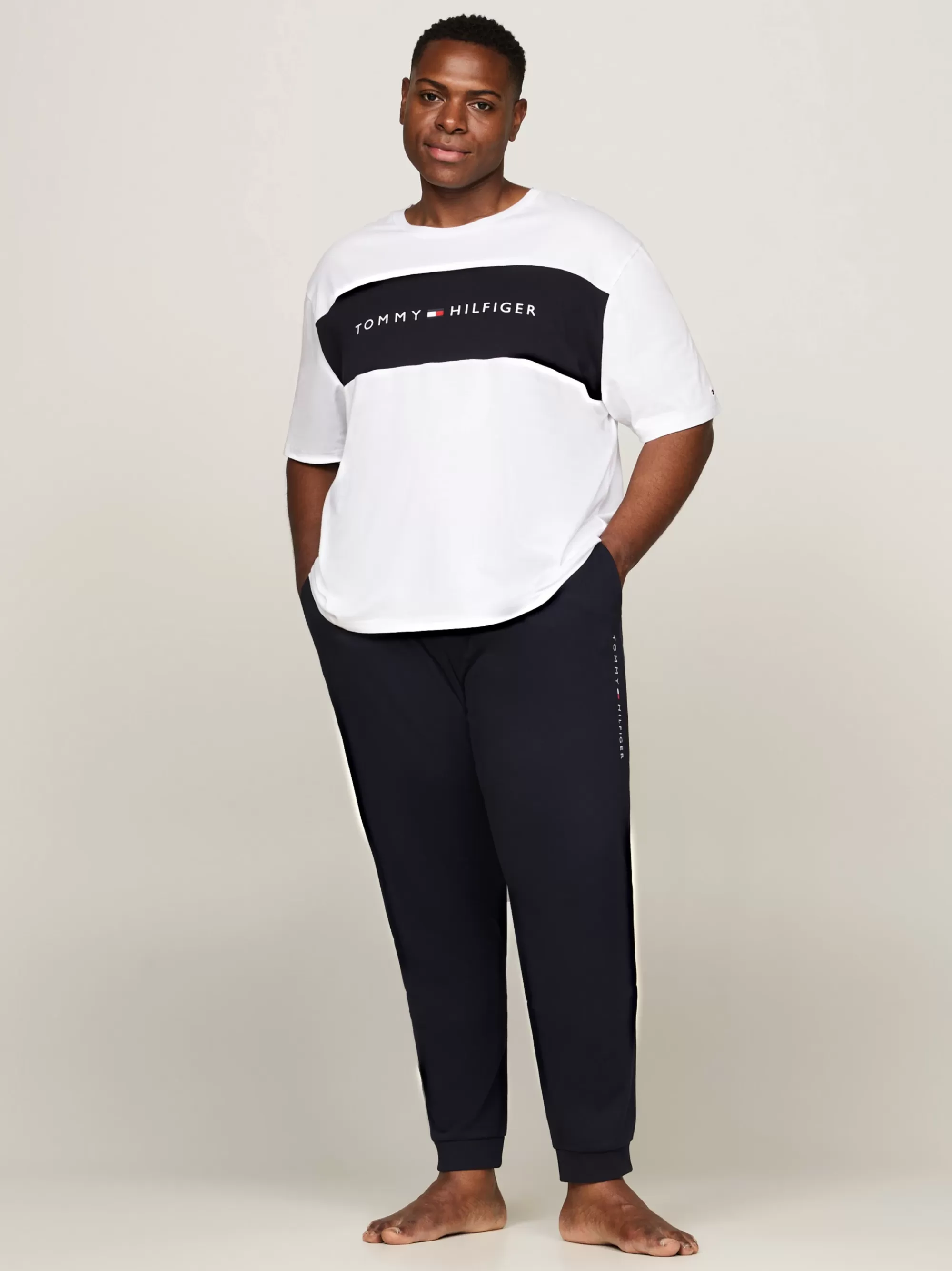 Loungewear*Tommy Hilfiger Plus Original Lounge-jogger Met Trekkoord DESERT SKY