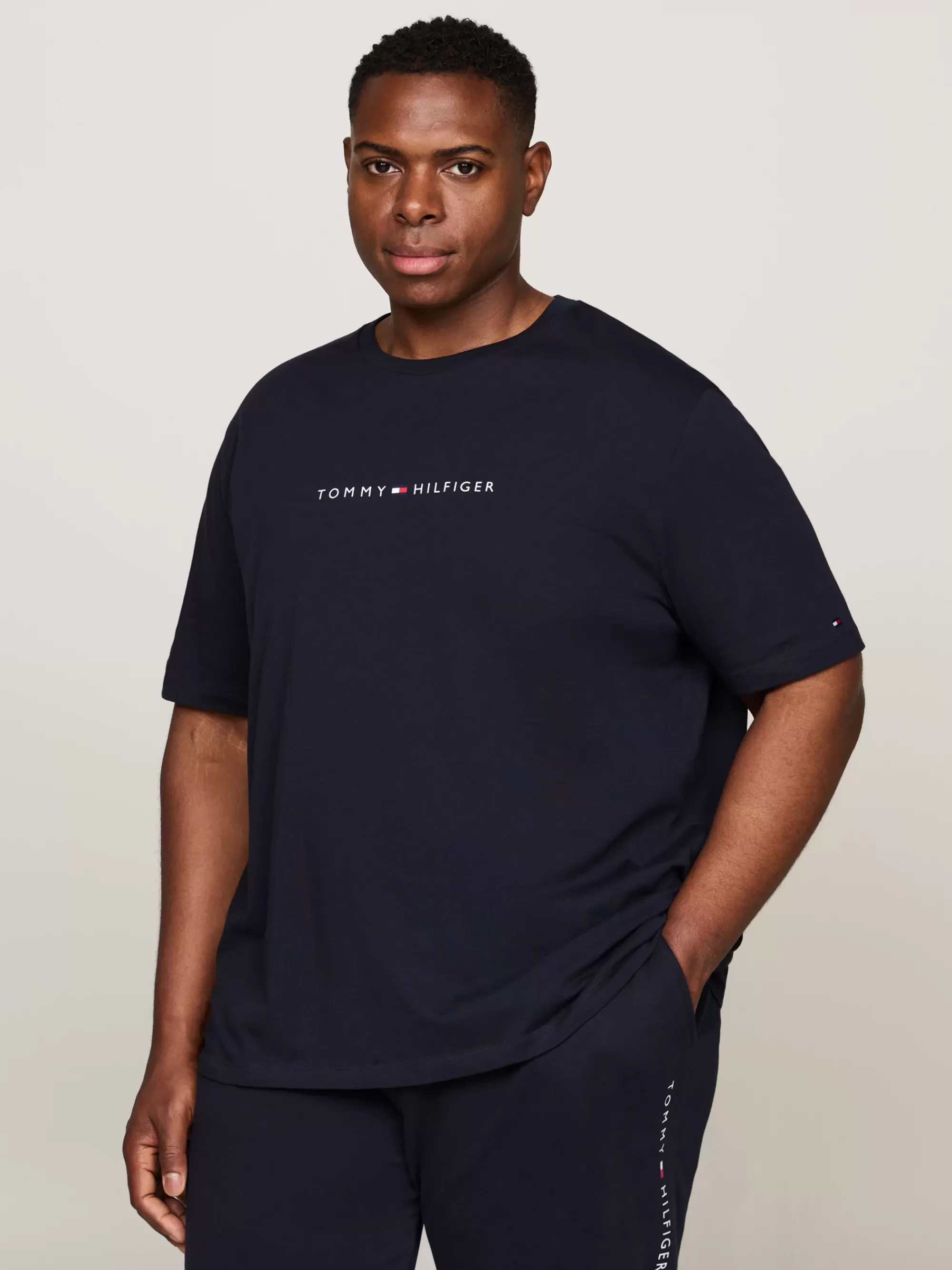 Loungewear*Tommy Hilfiger Plus Original Lounge-T-shirt Met Logo DESERT SKY