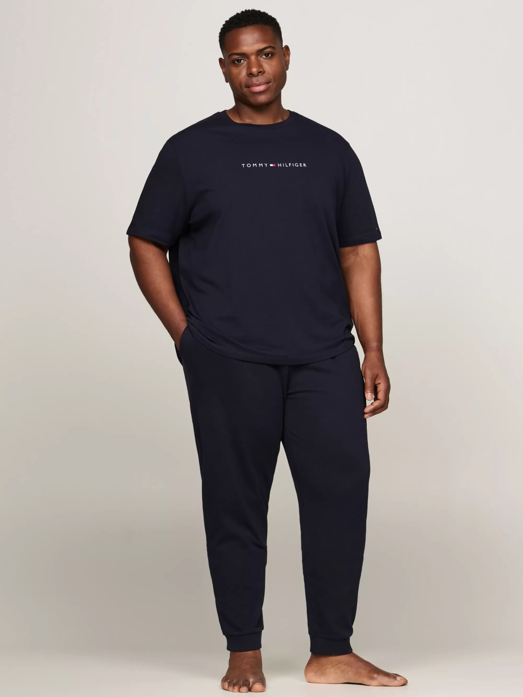 Loungewear*Tommy Hilfiger Plus Original Lounge-T-shirt Met Logo DESERT SKY