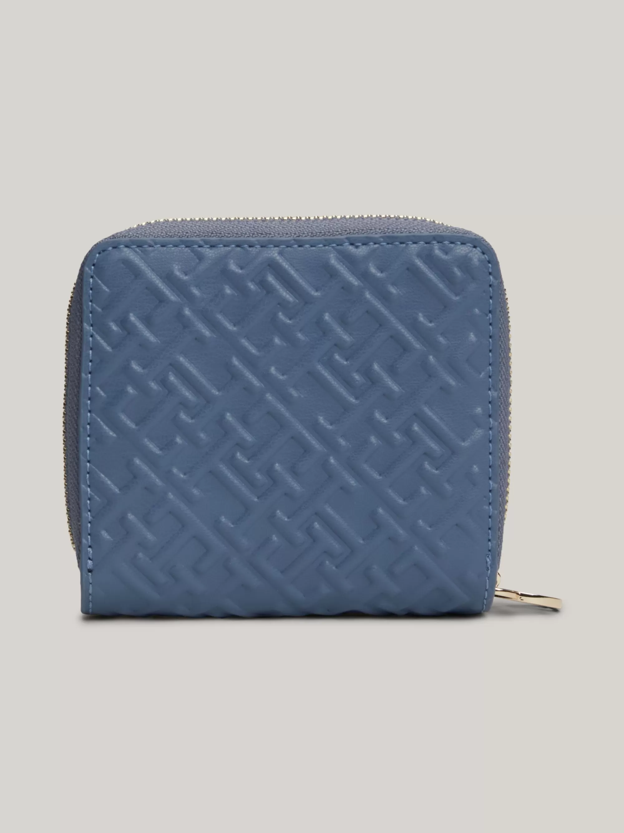 Portemonnees & Sleutelhangers*Tommy Hilfiger Portemonnee Met Reliëf En Rits FADED INK