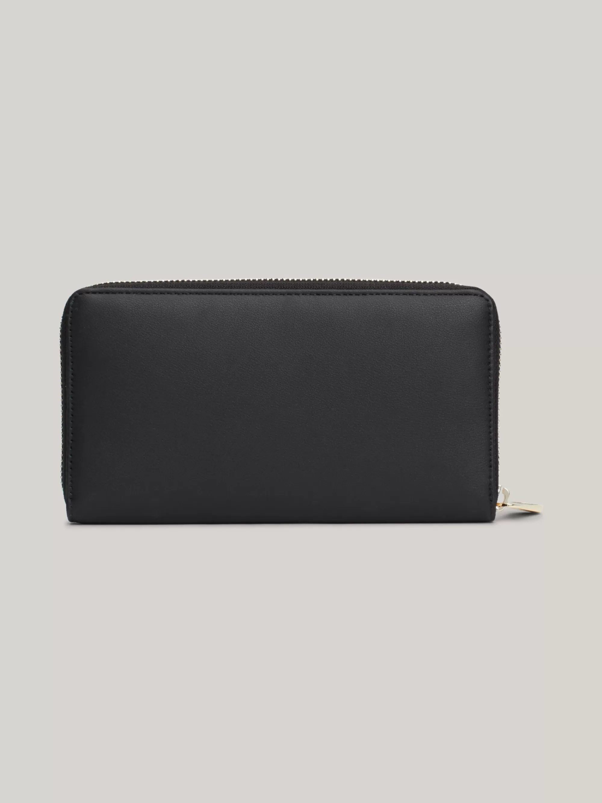 Portemonnees & Sleutelhangers*Tommy Hilfiger Portemonnee Met Rits En TH-monogram BLACK
