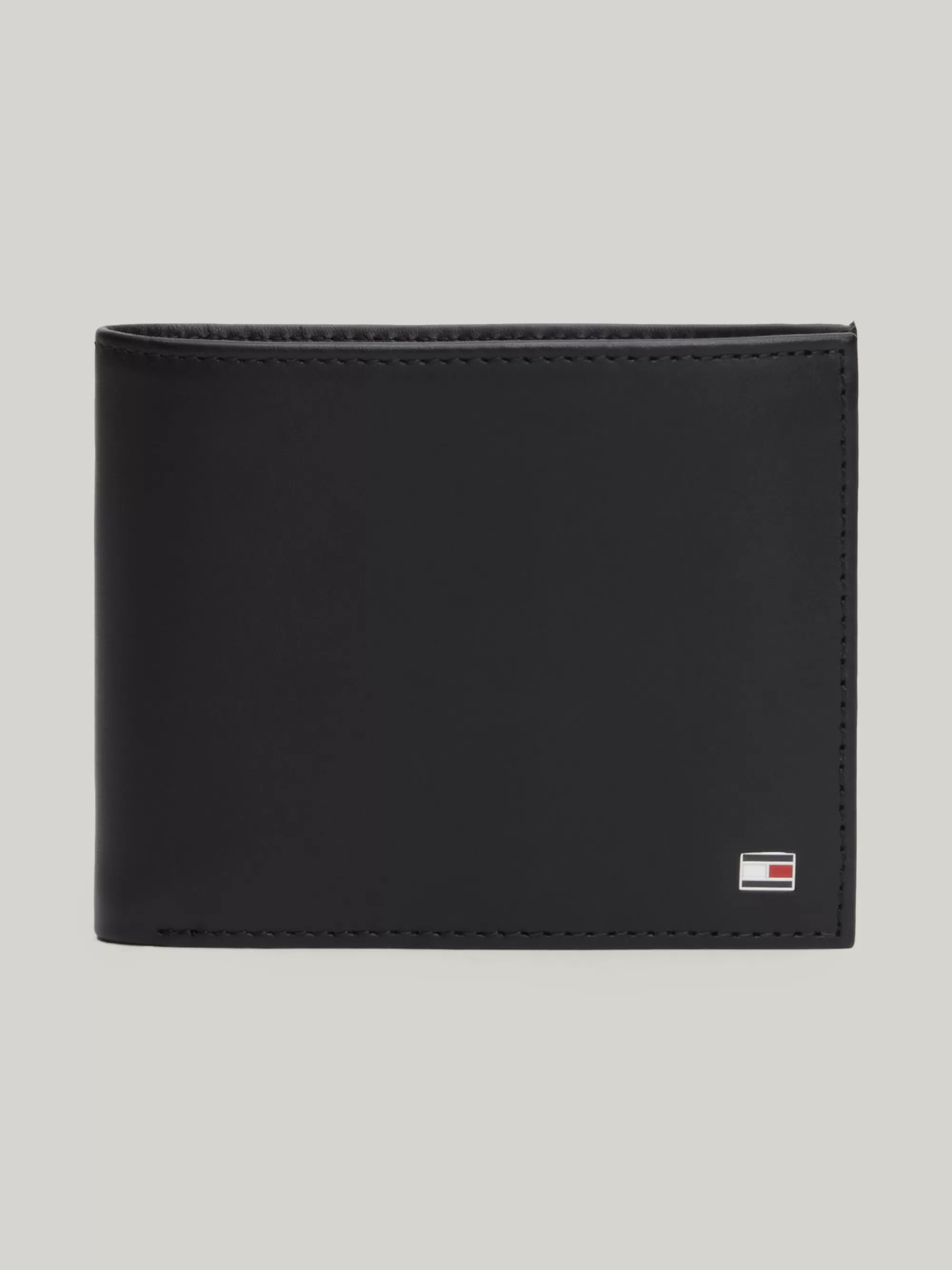 Portemonnees & Sleutelhangers*Tommy Hilfiger Portemonnee Met Signature-streep BLACK