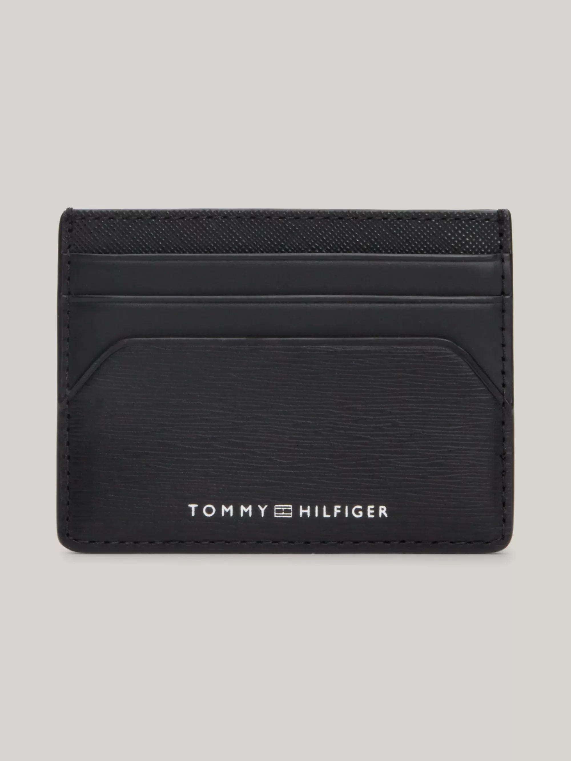 Portemonnees & Sleutelhangers*Tommy Hilfiger Premium Business Leren Creditcardhouder BLACK