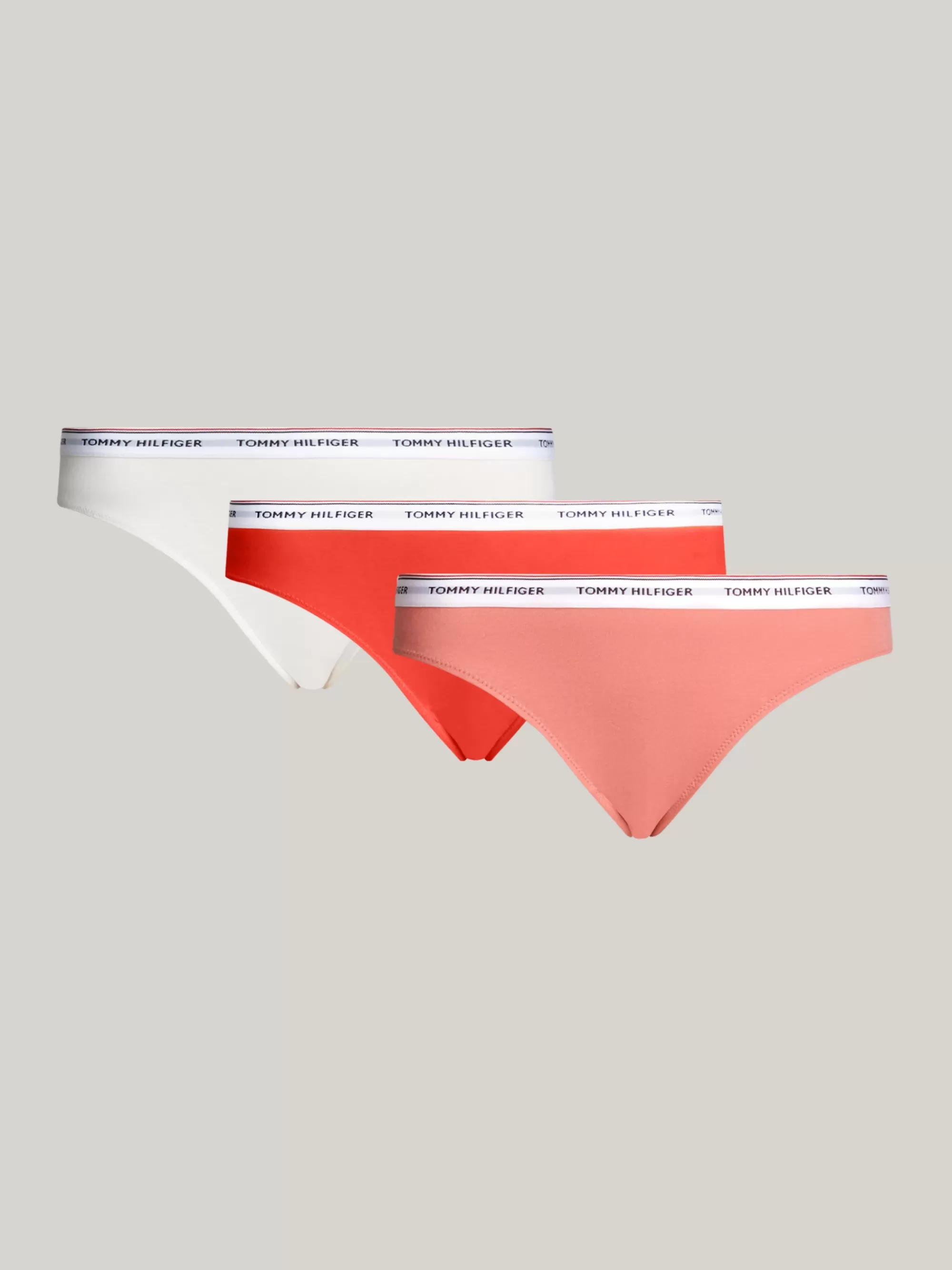 Slips | Lingerie*Tommy Hilfiger Premium Essential Set Van 3 Slips Met Logo CRUSHED CORAL/CORAL CLAY/BARELY T