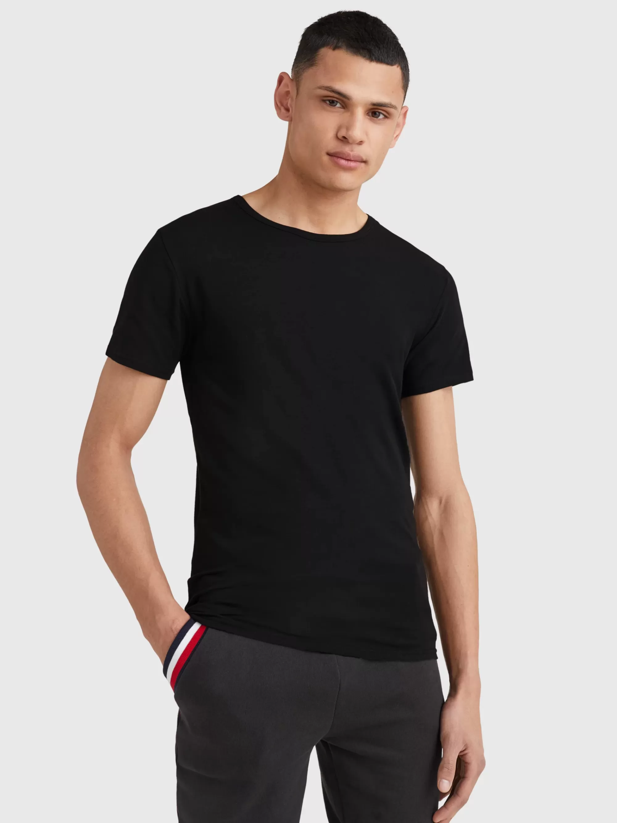 Loungewear | Multipacks*Tommy Hilfiger Premium Essential Set Van 3 Stretch-T-shirts BLACK/BLACK/BLACK