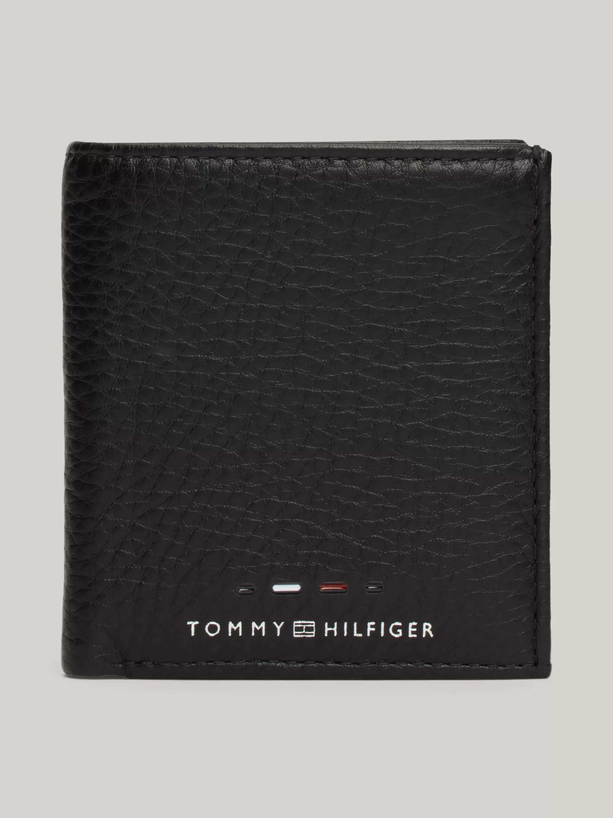 Portemonnees & Sleutelhangers*Tommy Hilfiger Premium Leren Bifold Portemonnee BLACK