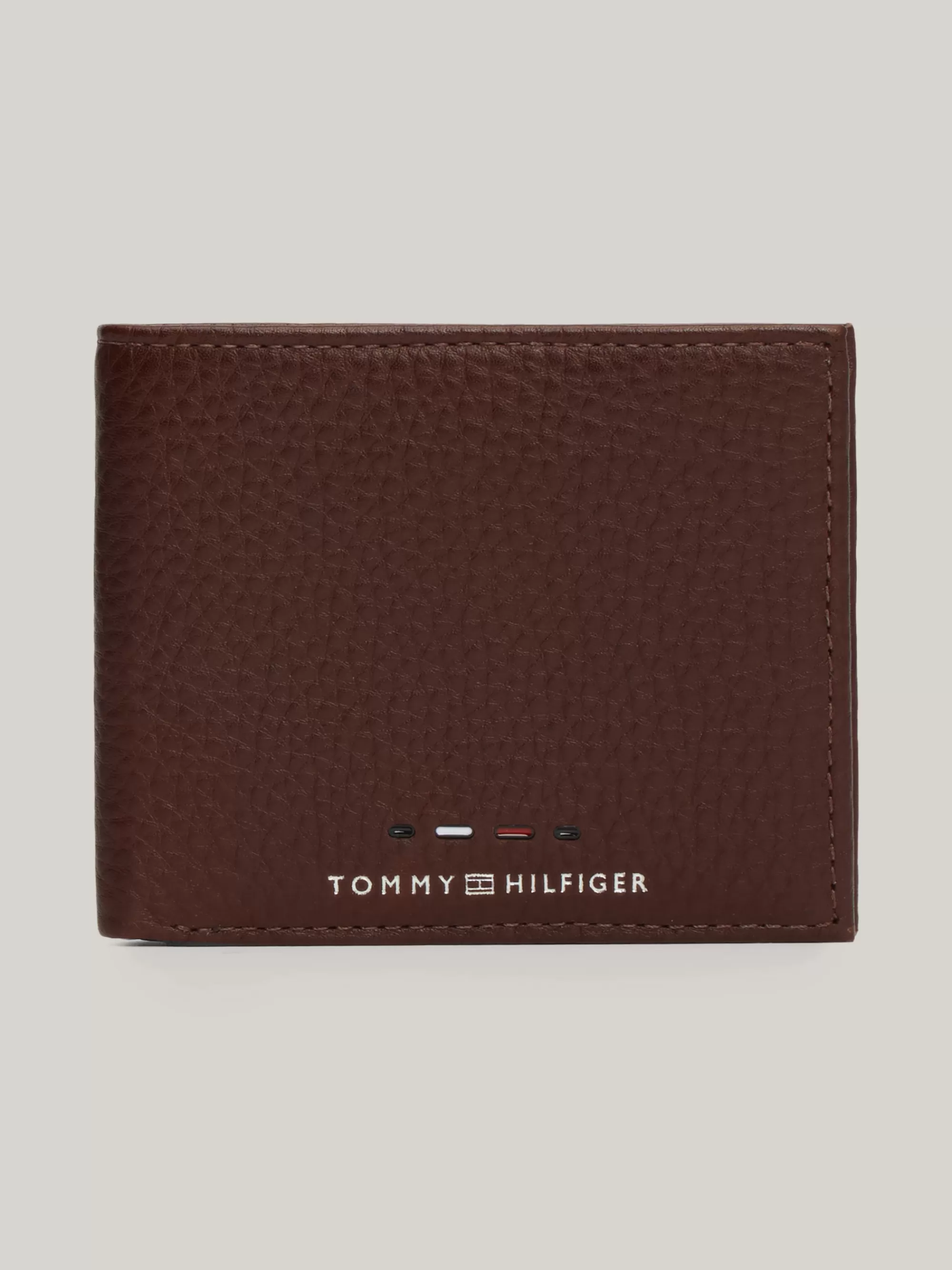 Portemonnees & Sleutelhangers*Tommy Hilfiger Premium Leren Creditcardportemonnee COGNAC