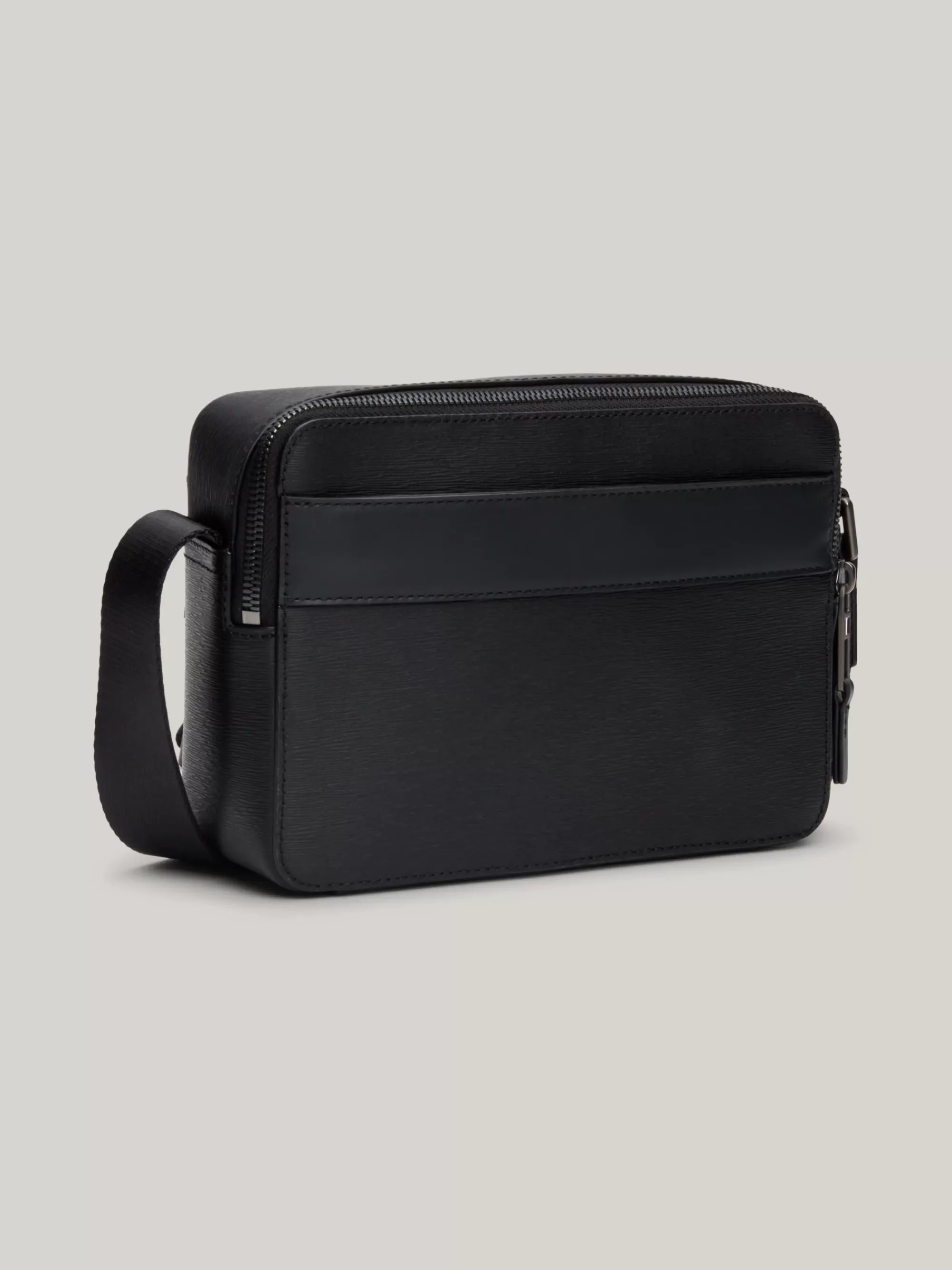 Crossbodytassen*Tommy Hilfiger Premium TH Business Crossbodytas Van Leer BLACK