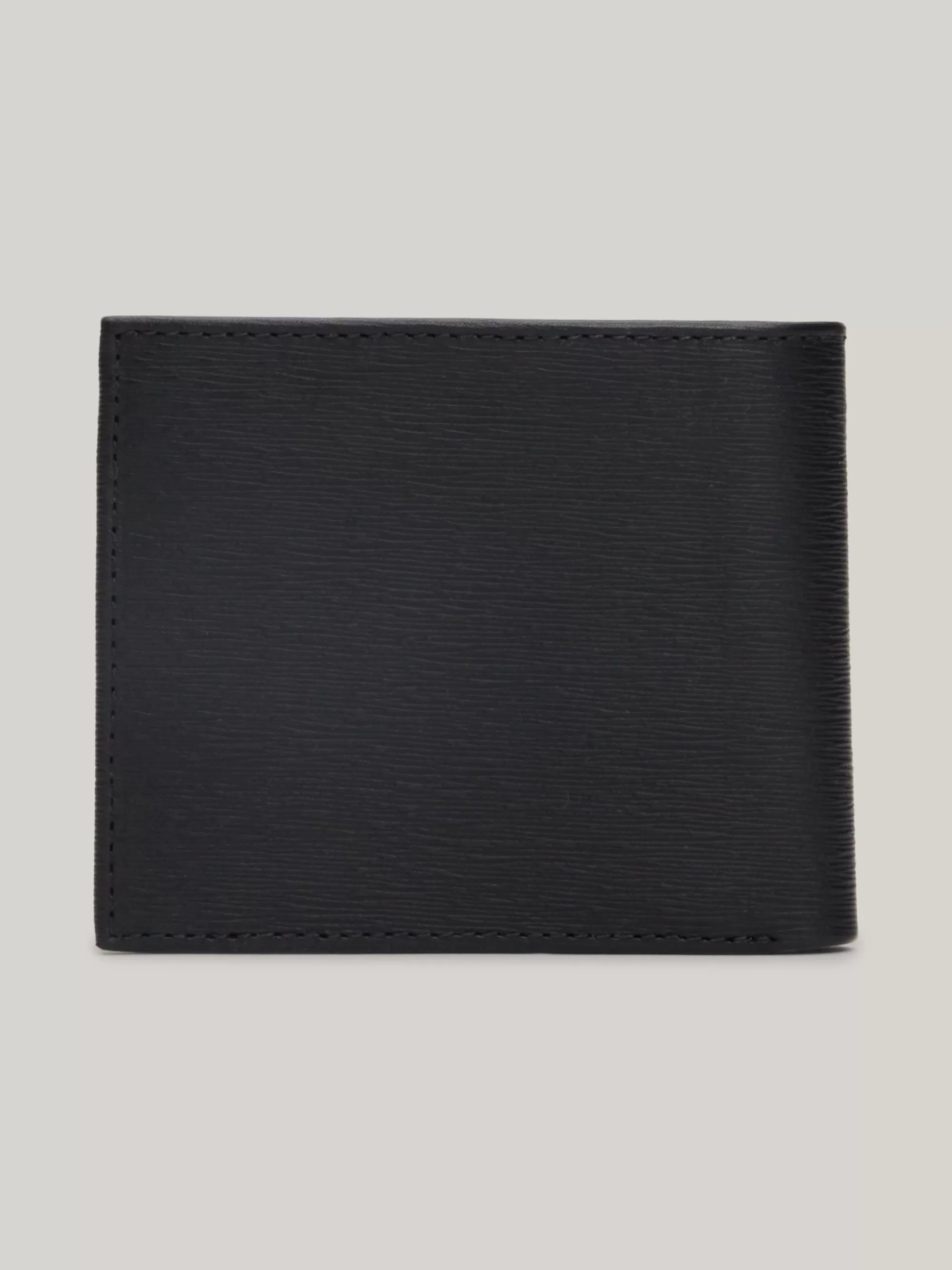 Portemonnees & Sleutelhangers*Tommy Hilfiger Premium TH Business Leren Portemonnee BLACK