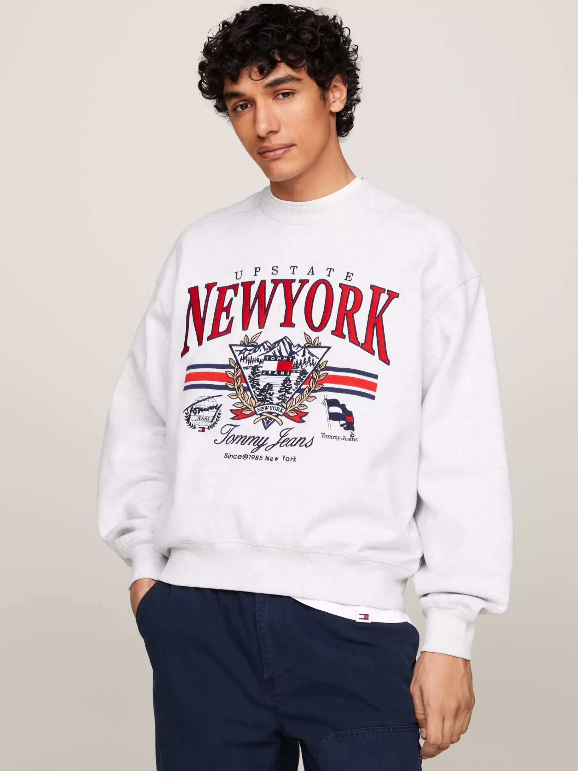 Sweatshirts & Hoodies*Tommy Hilfiger Prep Explorer Boxy Sweatshirt SILVER GREY