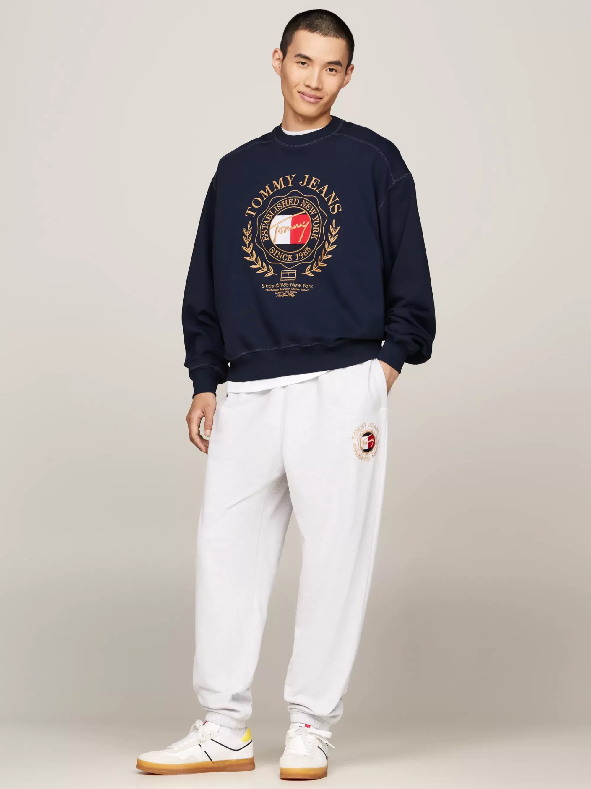 Plus Size Kleding & Inclusieve Maten | Sweatshirts & Hoodies*Tommy Hilfiger Prep Explorer Boxy Sweatshirt DARK NIGHT NAVY