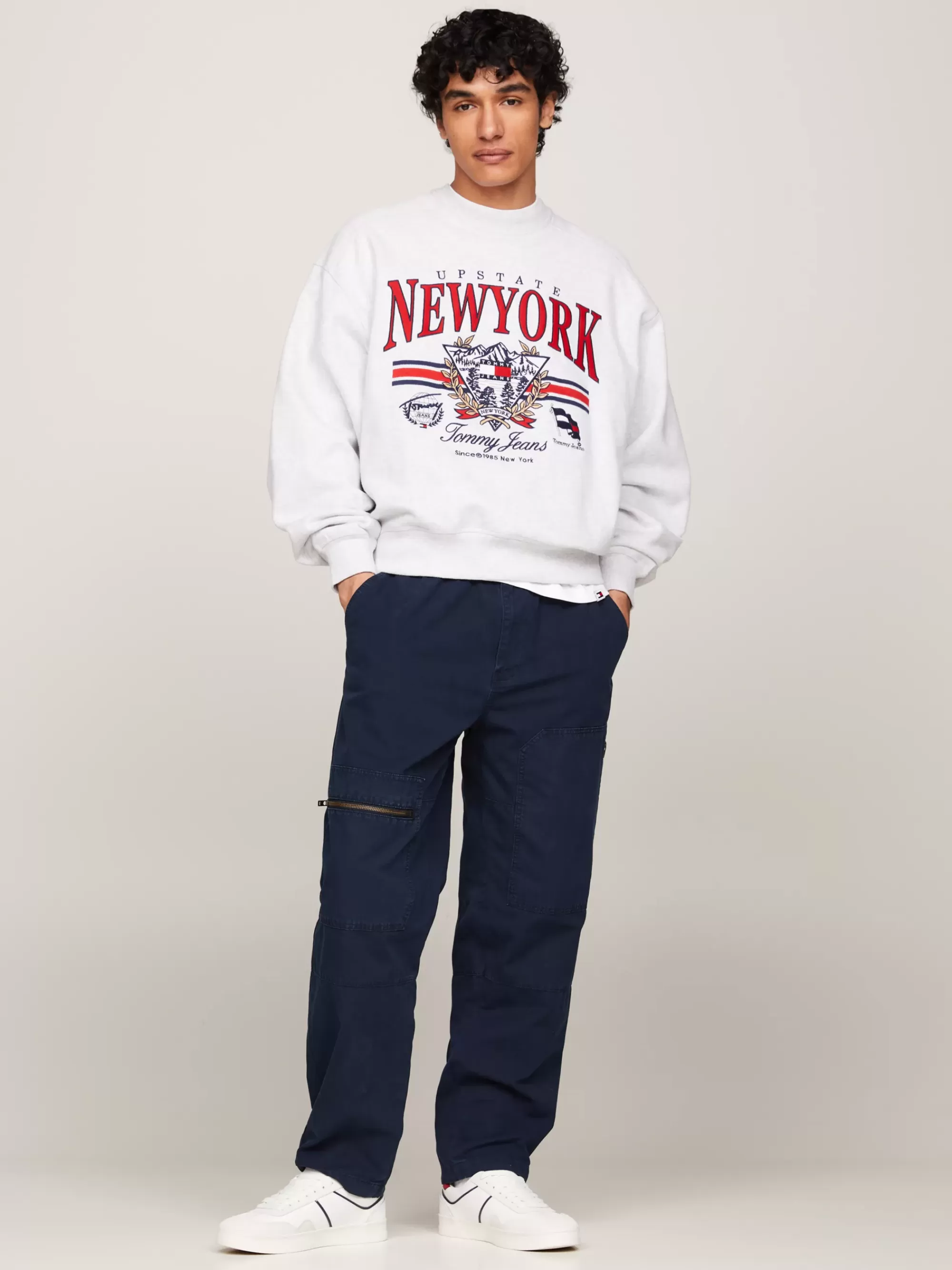 Sweatshirts & Hoodies*Tommy Hilfiger Prep Explorer Boxy Sweatshirt SILVER GREY