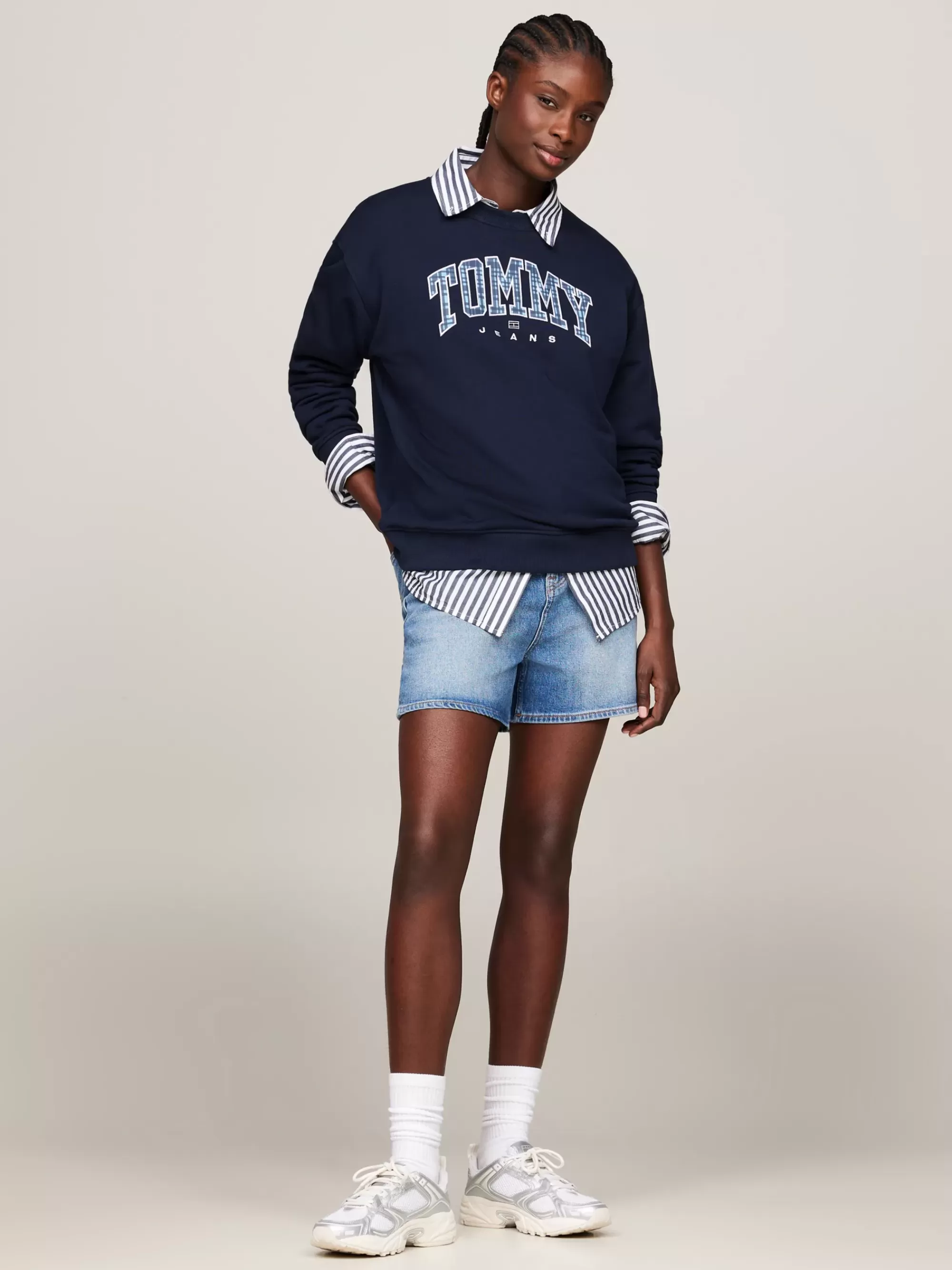 Curve Mode & Inclusieve Maten | Sweatshirts & Hoodies*Tommy Hilfiger Prep Explorer Relaxed Fit Sweatshirt DARK NIGHT NAVY
