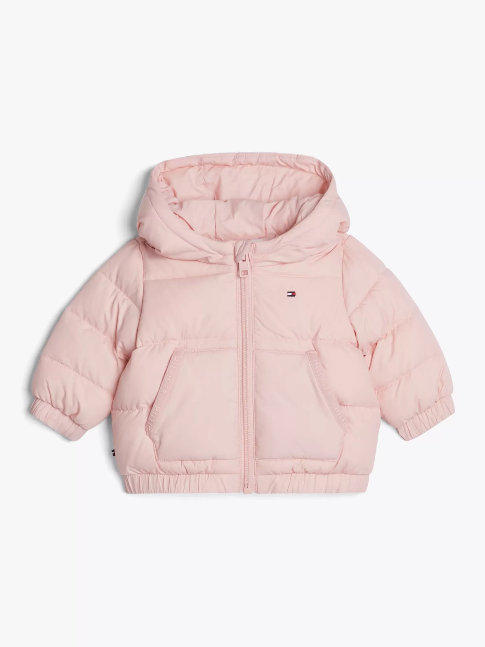 Meisjes | Jongens*Tommy Hilfiger Pufferjack Met Capuchon SOFT ROSE