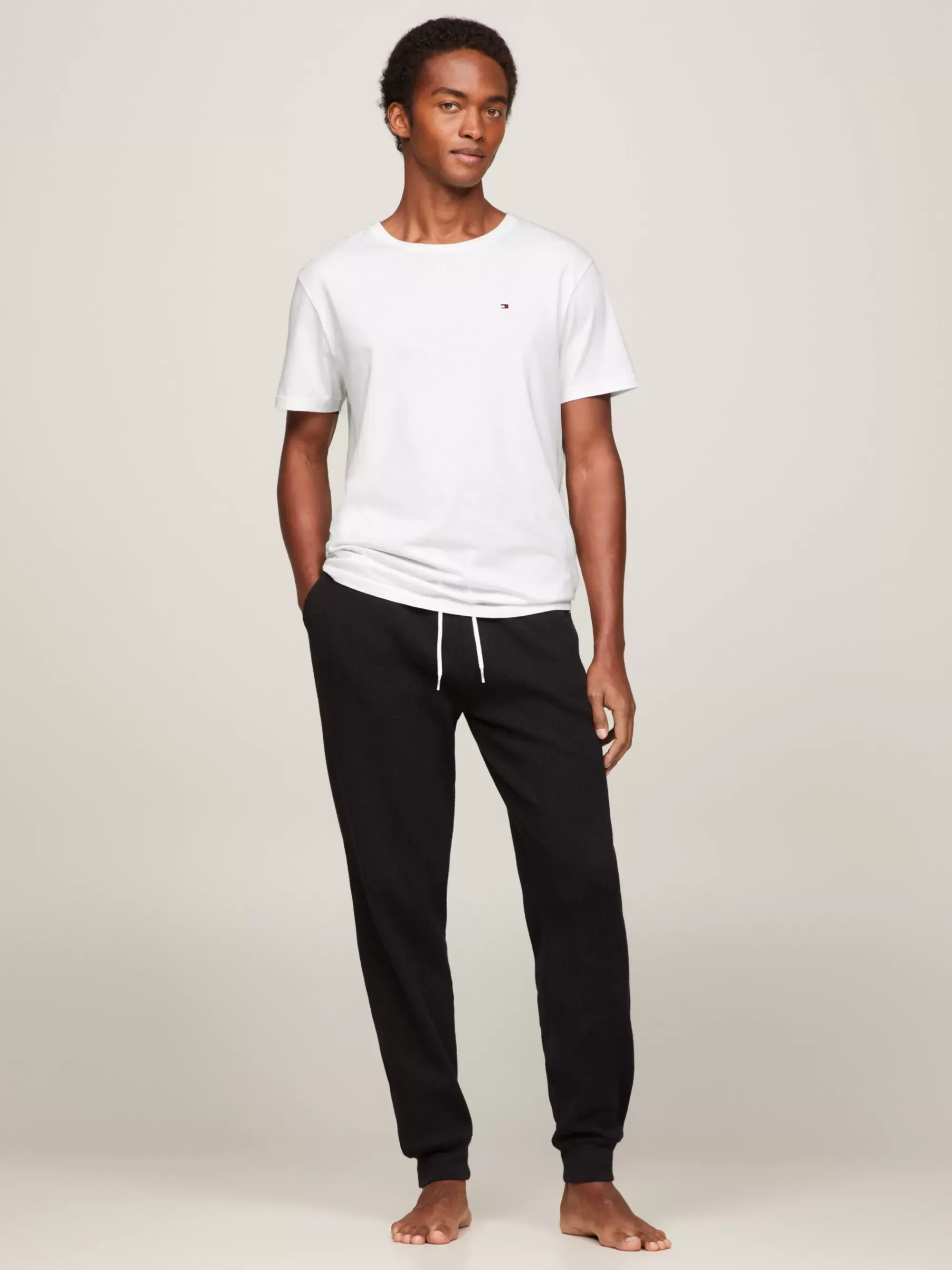 Loungewear*Tommy Hilfiger Puur Katoenen T-shirt WHITE