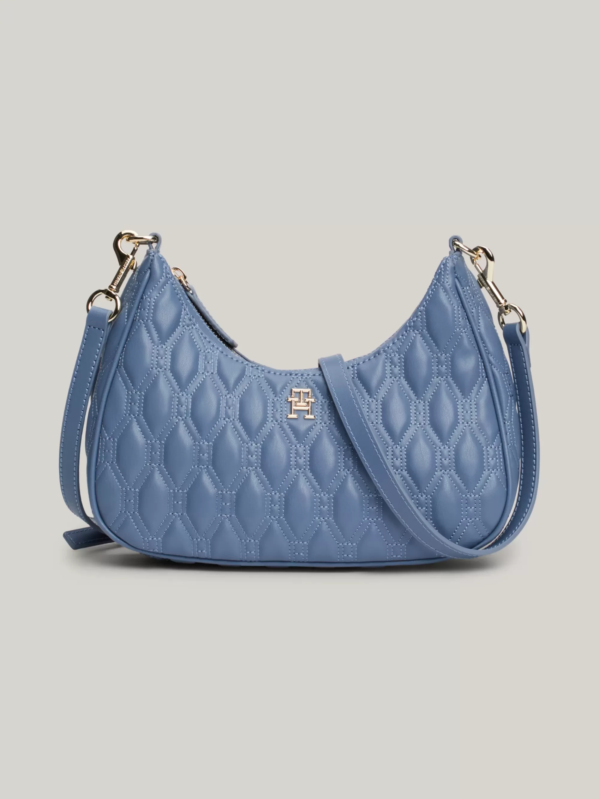 Crossbodytassen*Tommy Hilfiger Quilted Crossbodytas Met Monogram FADED INK