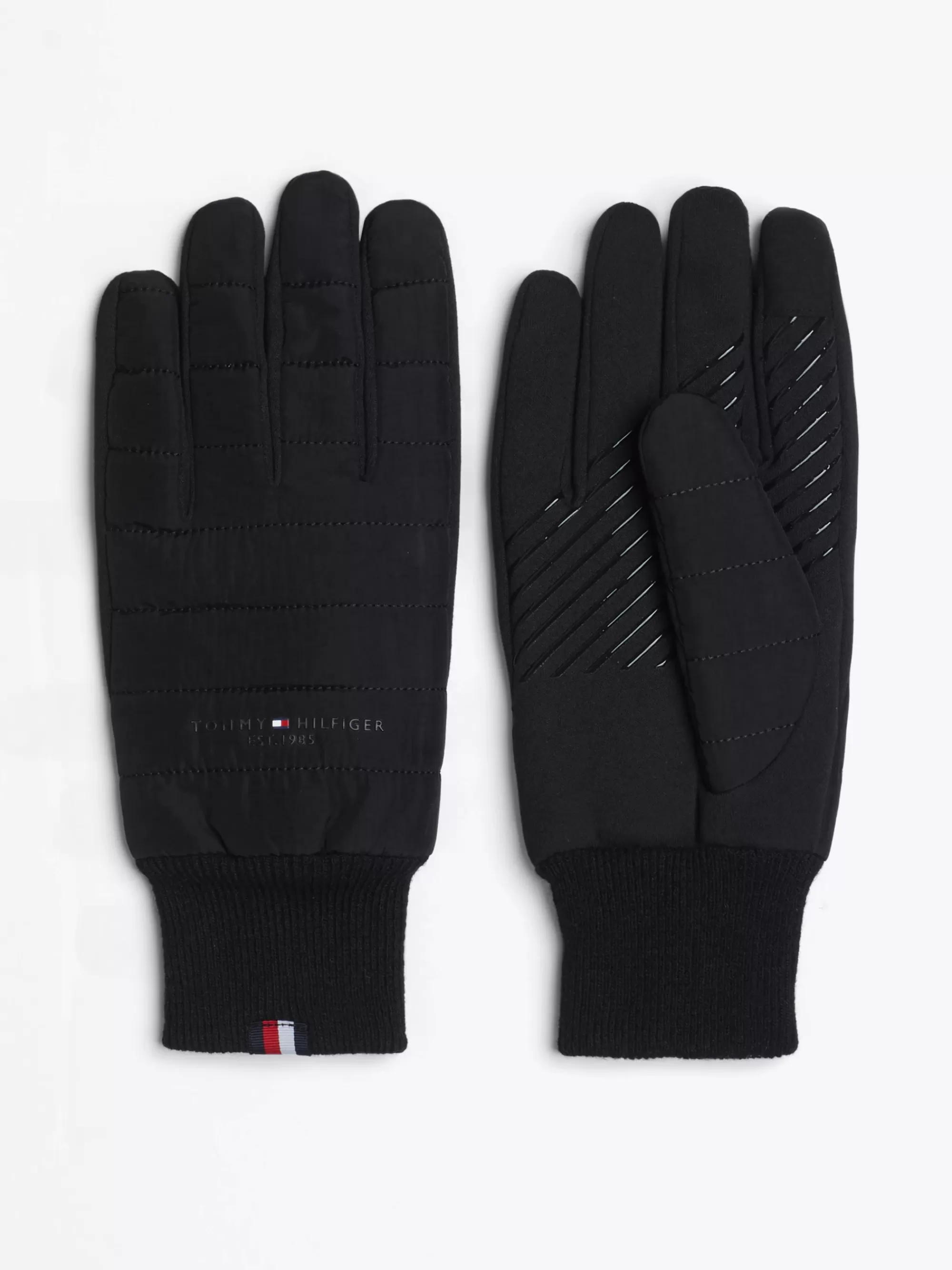 Mutsen, Handschoenen & Sjaals*Tommy Hilfiger Quilted Handschoenen Met Logo BLACK
