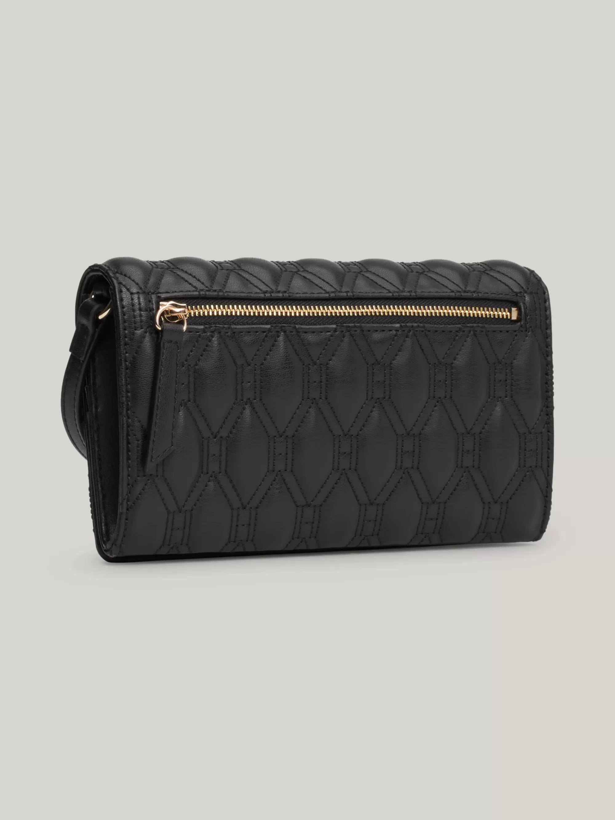 Crossbodytassen*Tommy Hilfiger Quited Crossbodytas Met TH-monogram BLACK