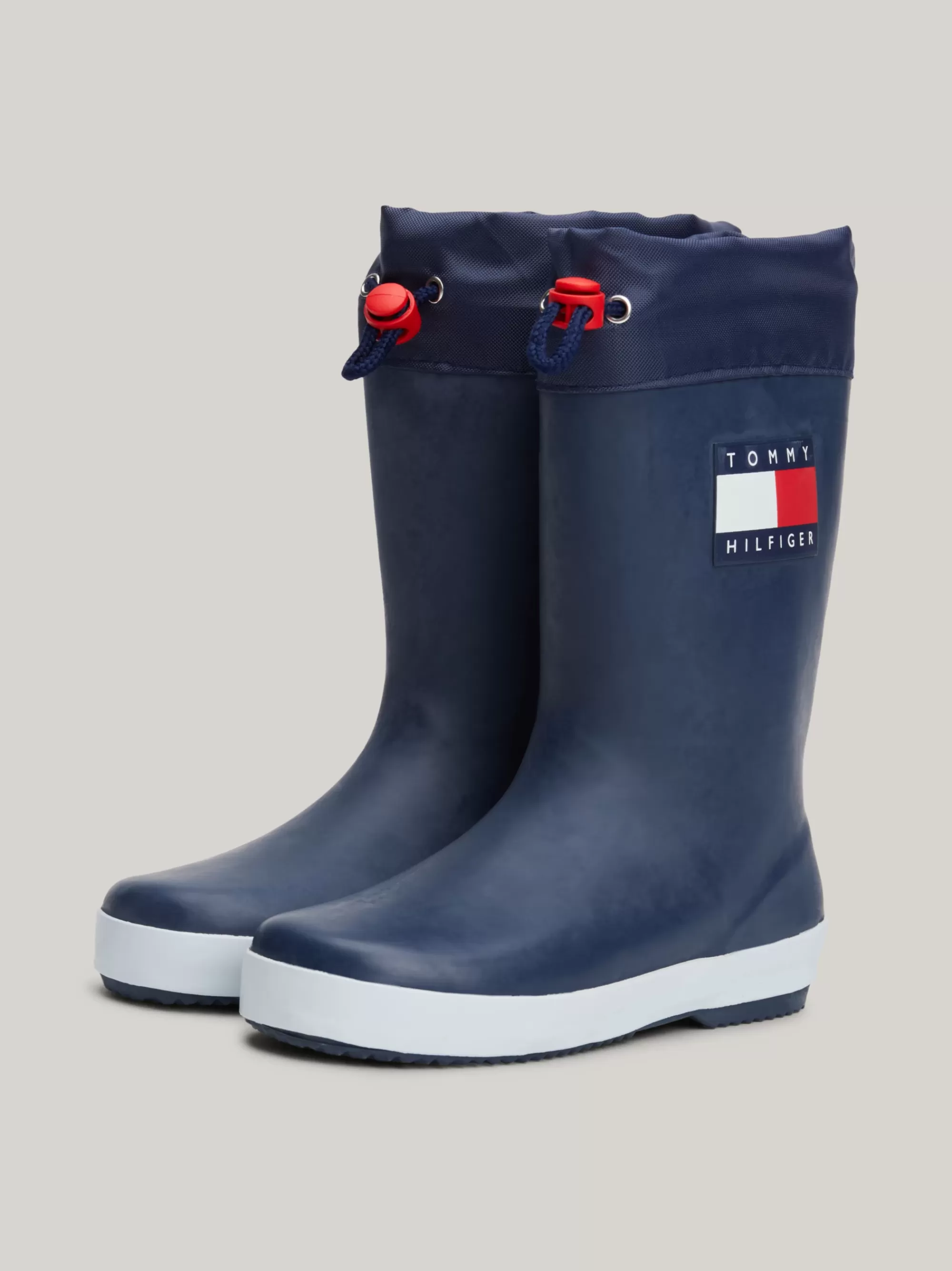 Schoenen & Accessoires*Tommy Hilfiger Regenlaars Met Trekkoord Met Stopper BLUE