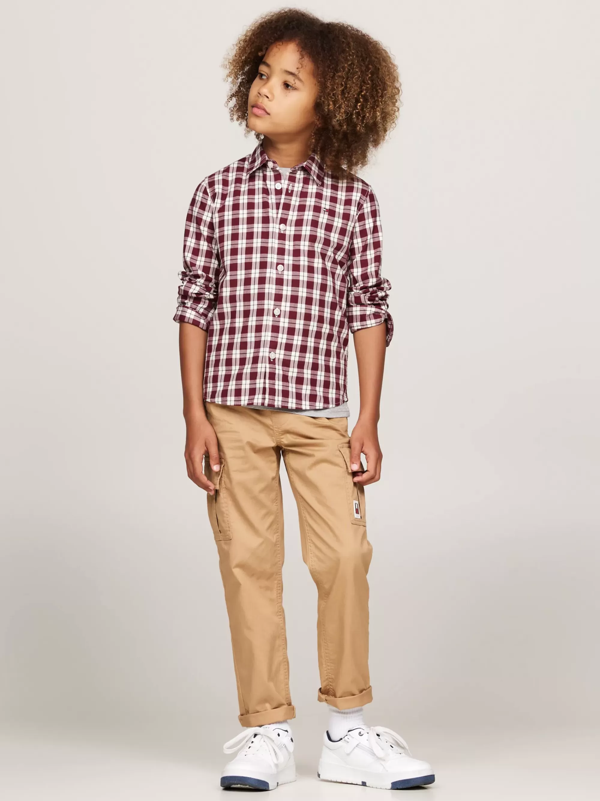 Overhemden*Tommy Hilfiger Regular Fit Overhemd Met Ruit ROUGE BUFFALO CHECK
