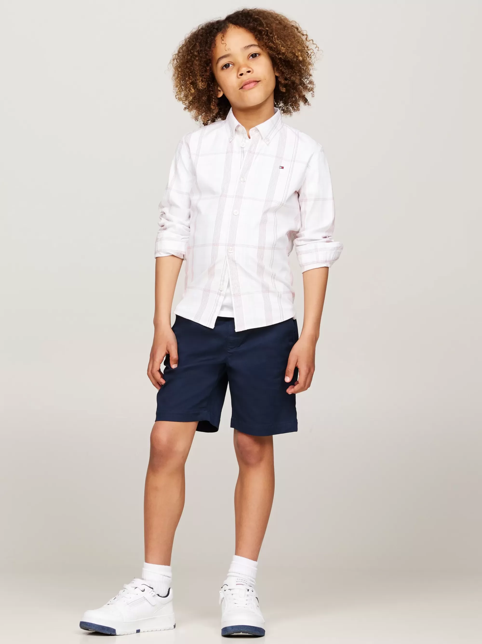Overhemden*Tommy Hilfiger Regular Fit Overhemd Met Tartanruit RED CHECK