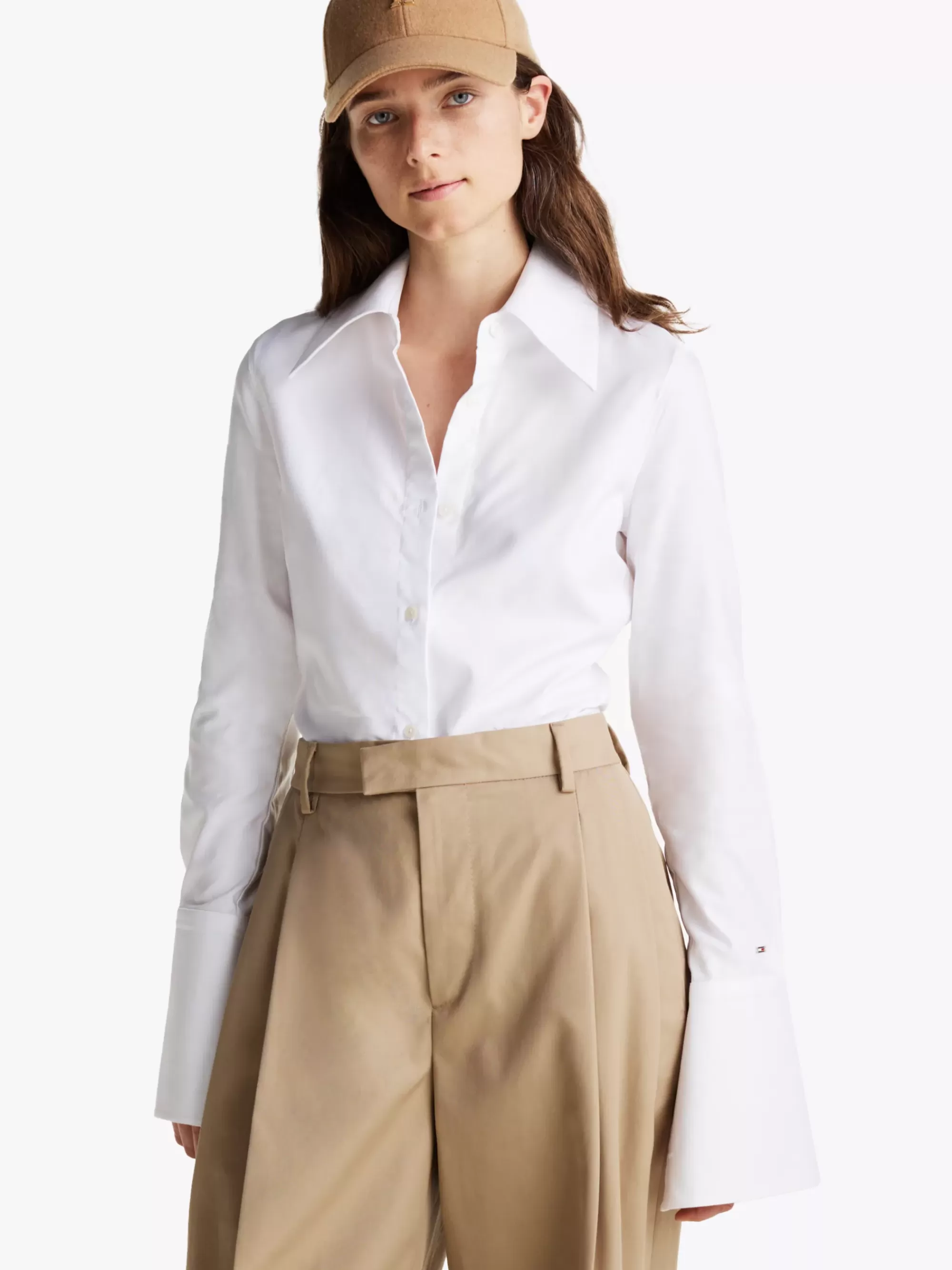 Blouses & Overhemden*Tommy Hilfiger Regular Fit Oxford Overhemd WHITE