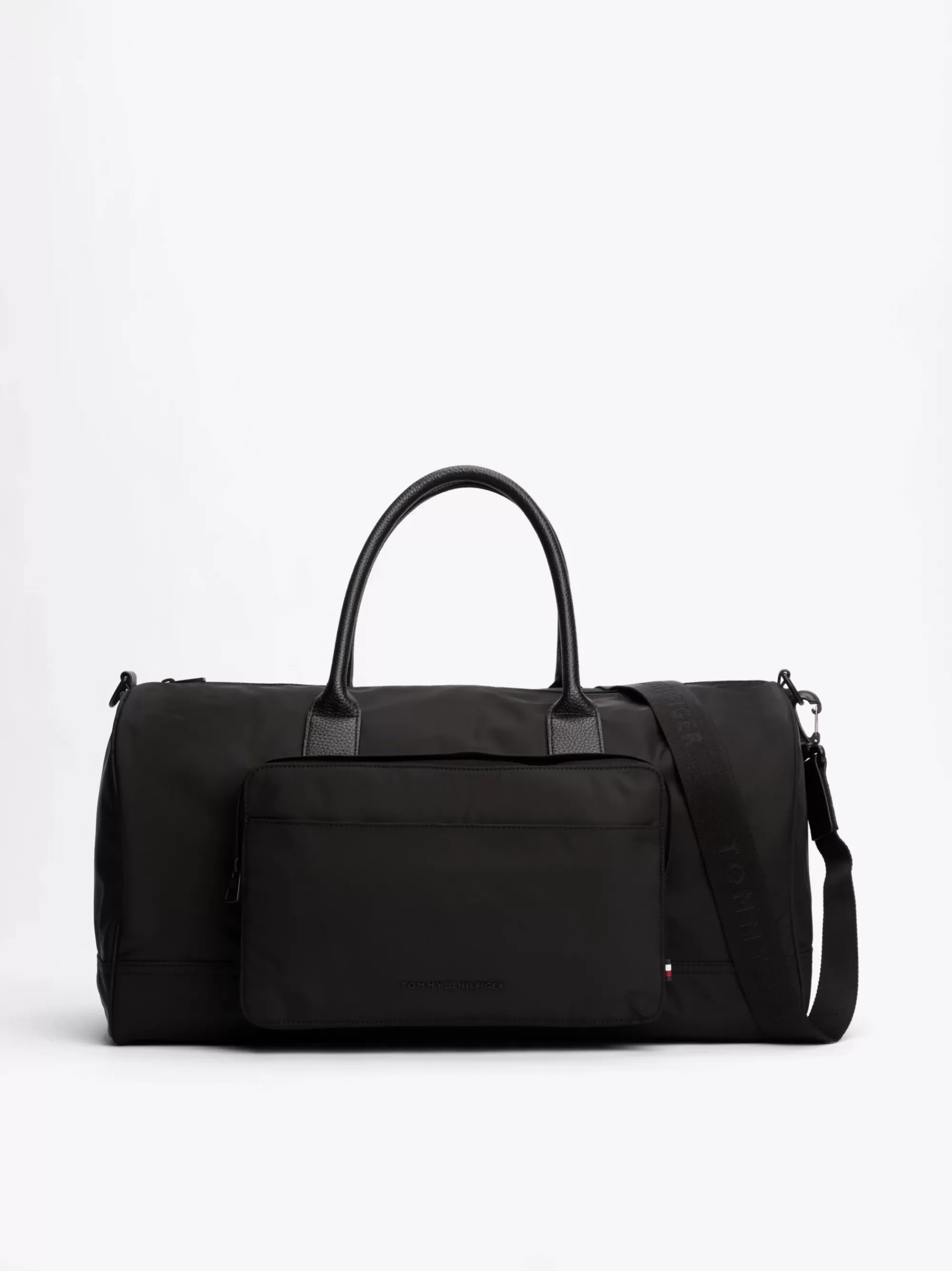 Weekendtassen*Tommy Hilfiger Reistas Met Getextureerd Logo BLACK