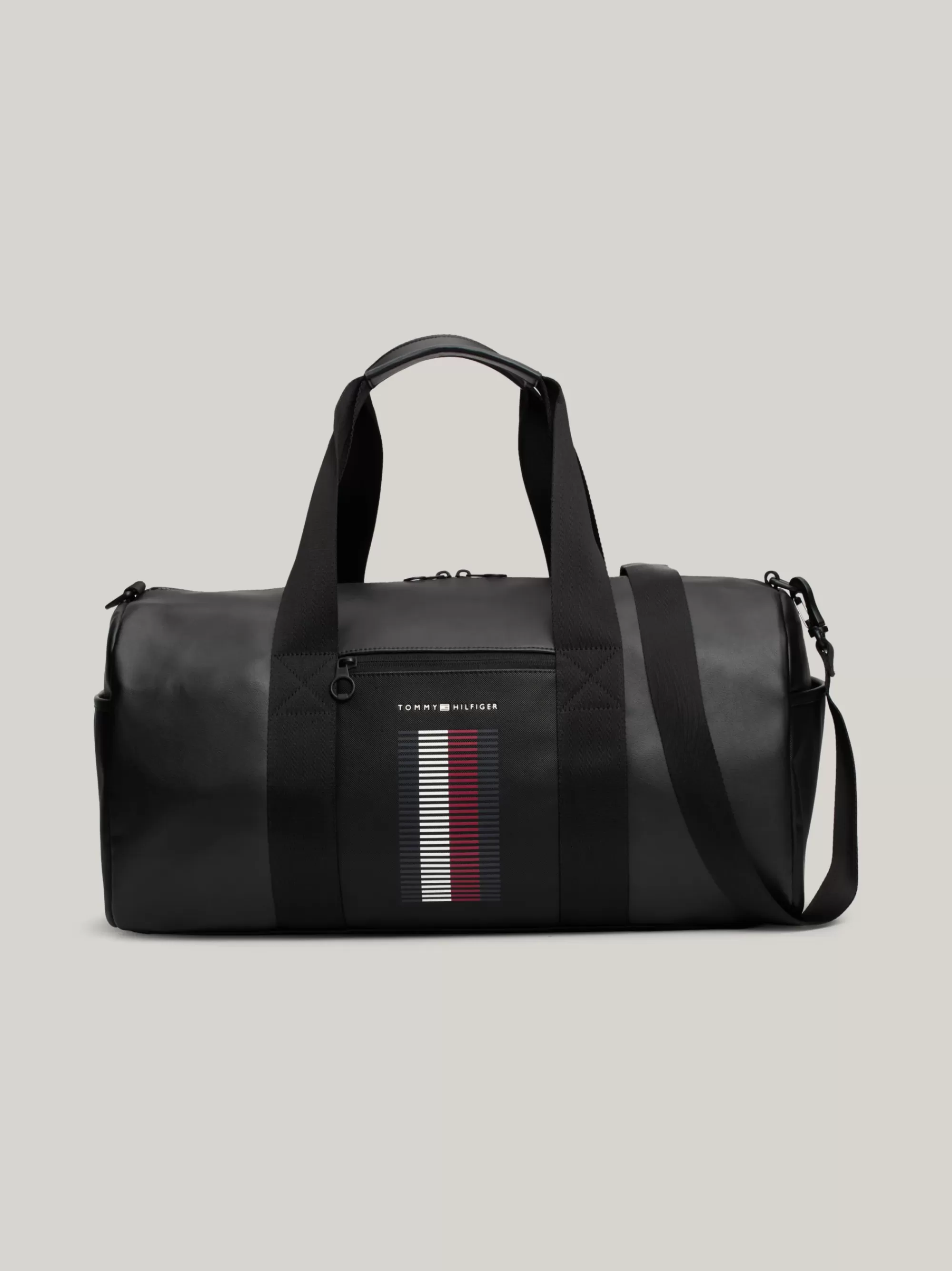 Weekendtassen*Tommy Hilfiger Reistas Met Piqué Voorvak BLACK