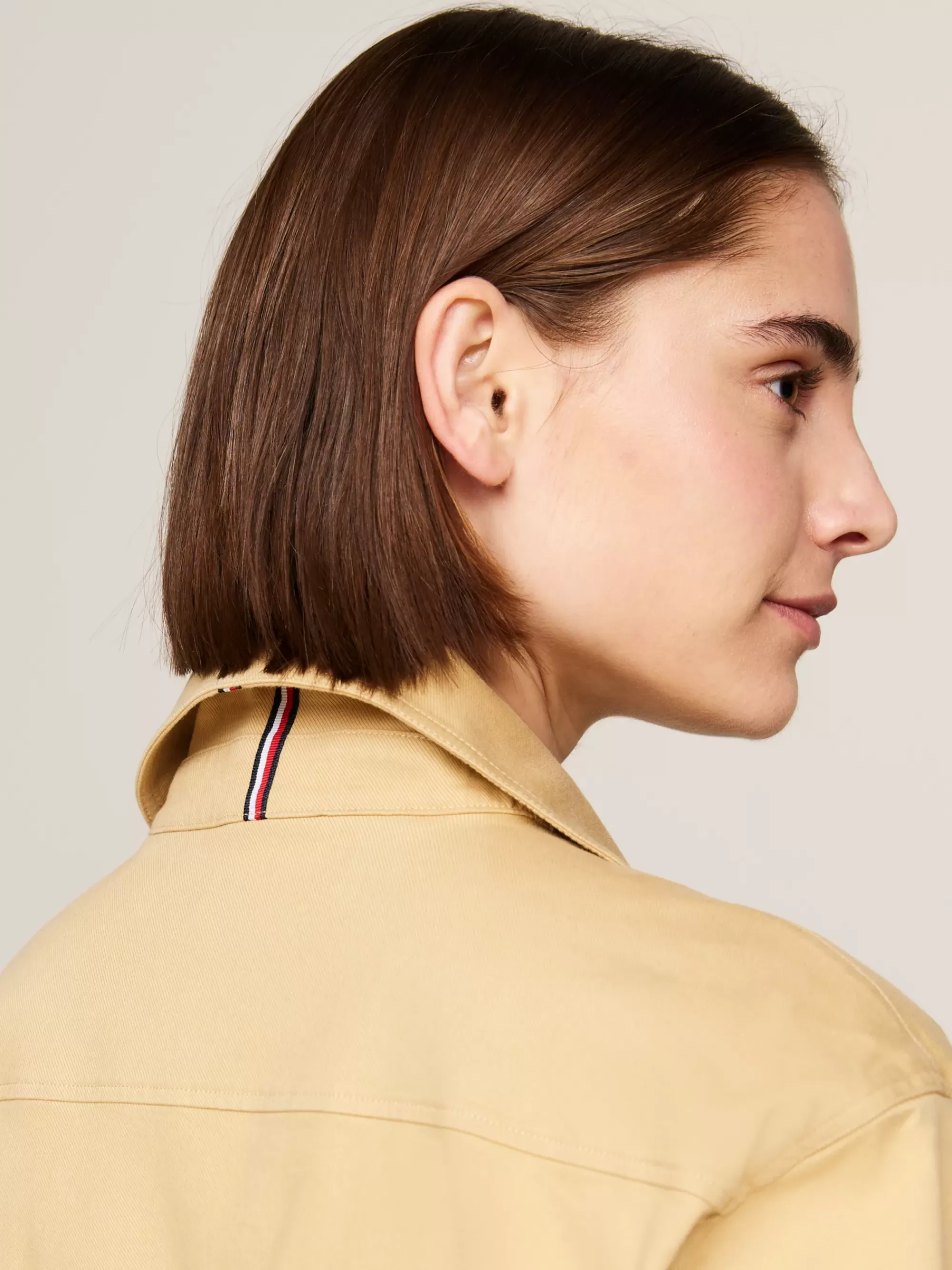 Jurken*Tommy Hilfiger Relaxed Fit Overhemdjurk Met TH-monogramstempel BEECHWOOD