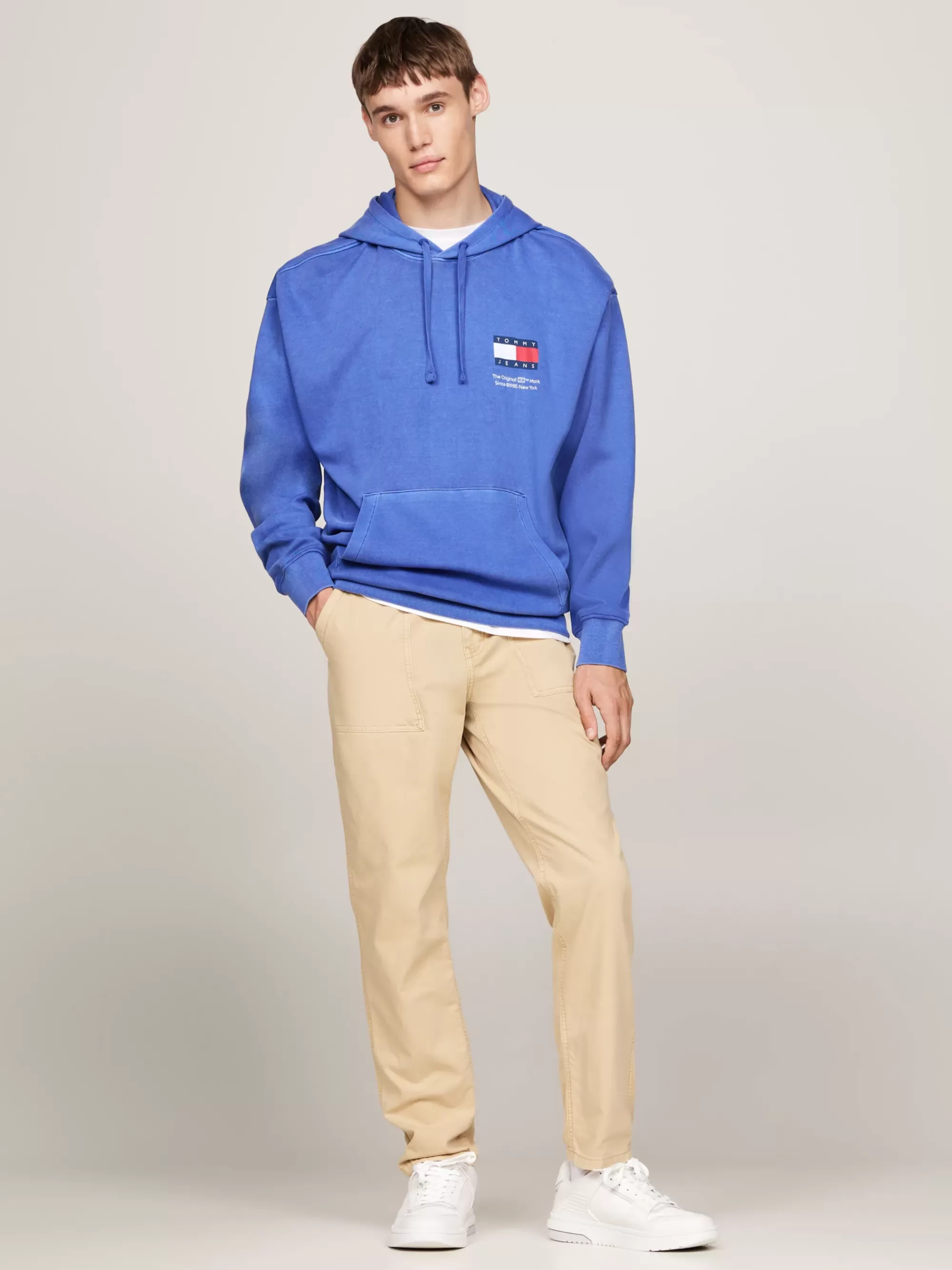Sweatshirts & Hoodies*Tommy Hilfiger Relaxed Hoodie Met Graphic Op De Rug BRIGHT BLUE