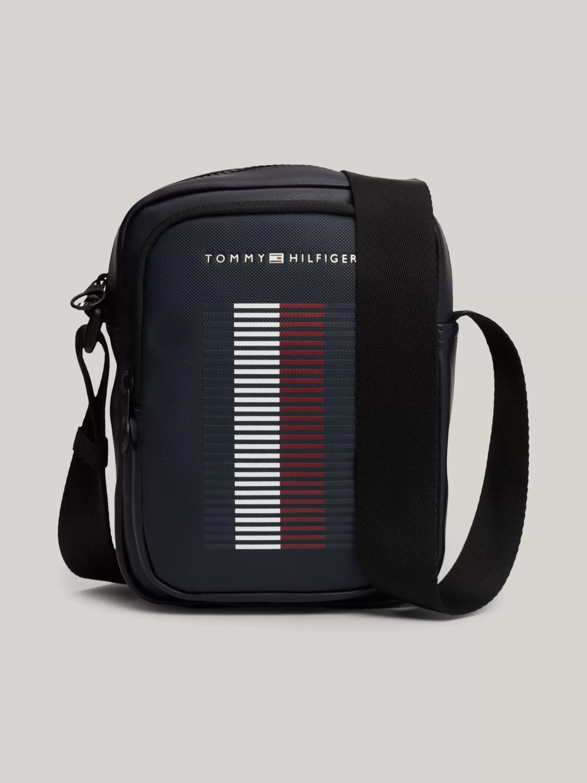 Crossbodytassen*Tommy Hilfiger Reportertas Met Piqué Voorvak SPACE BLUE