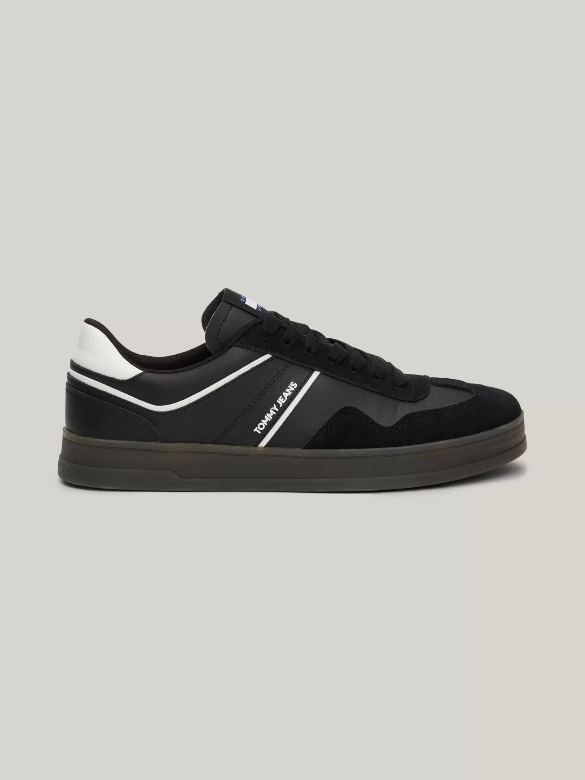 Sneakers*Tommy Hilfiger Retro Suède Sneaker Met Cupsole BLACK