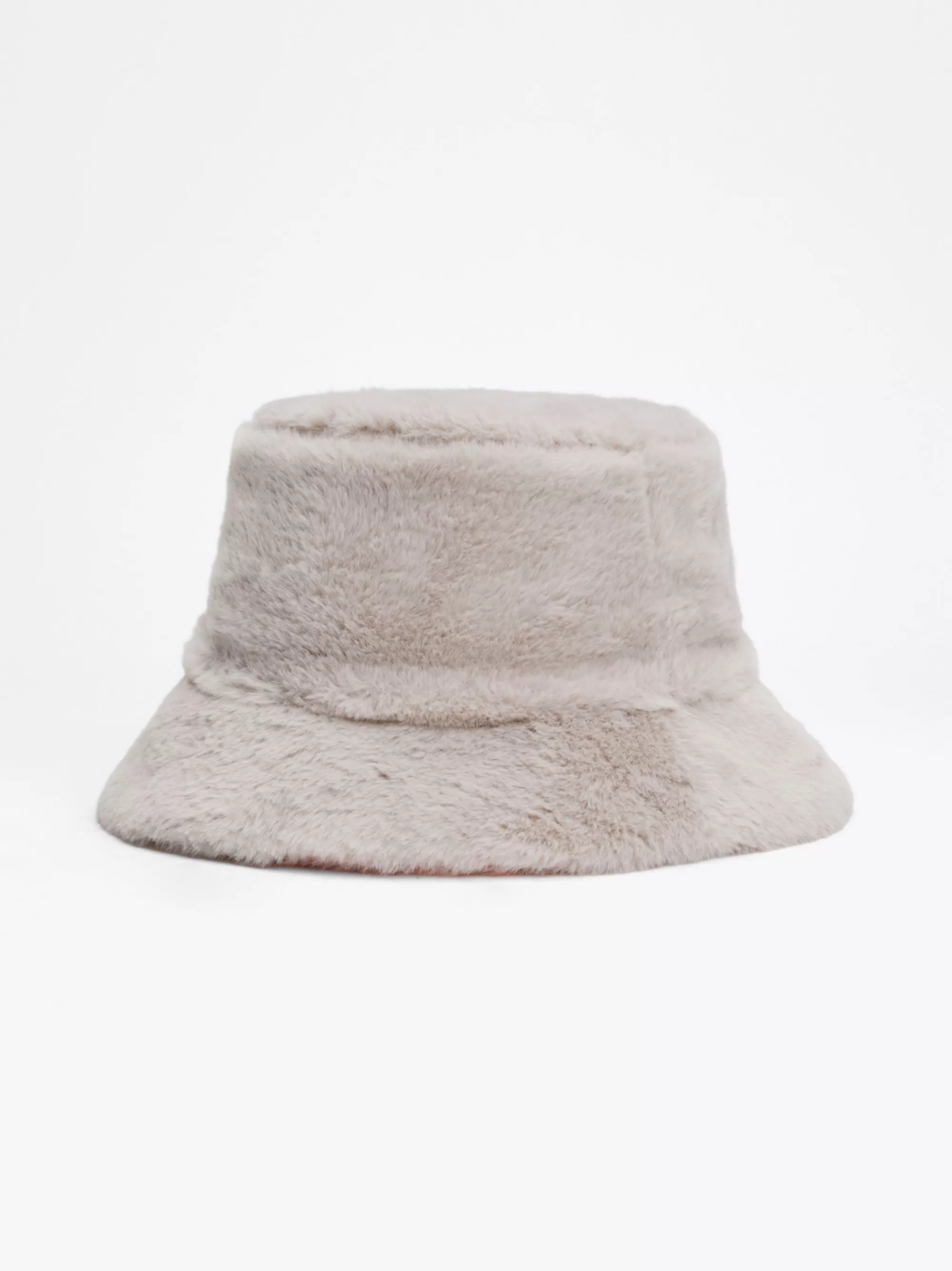 Mutsen & Sjaals*Tommy Hilfiger Reversible Vissershoed Met Imitatiebont SILVER GREY / BALLET PINK