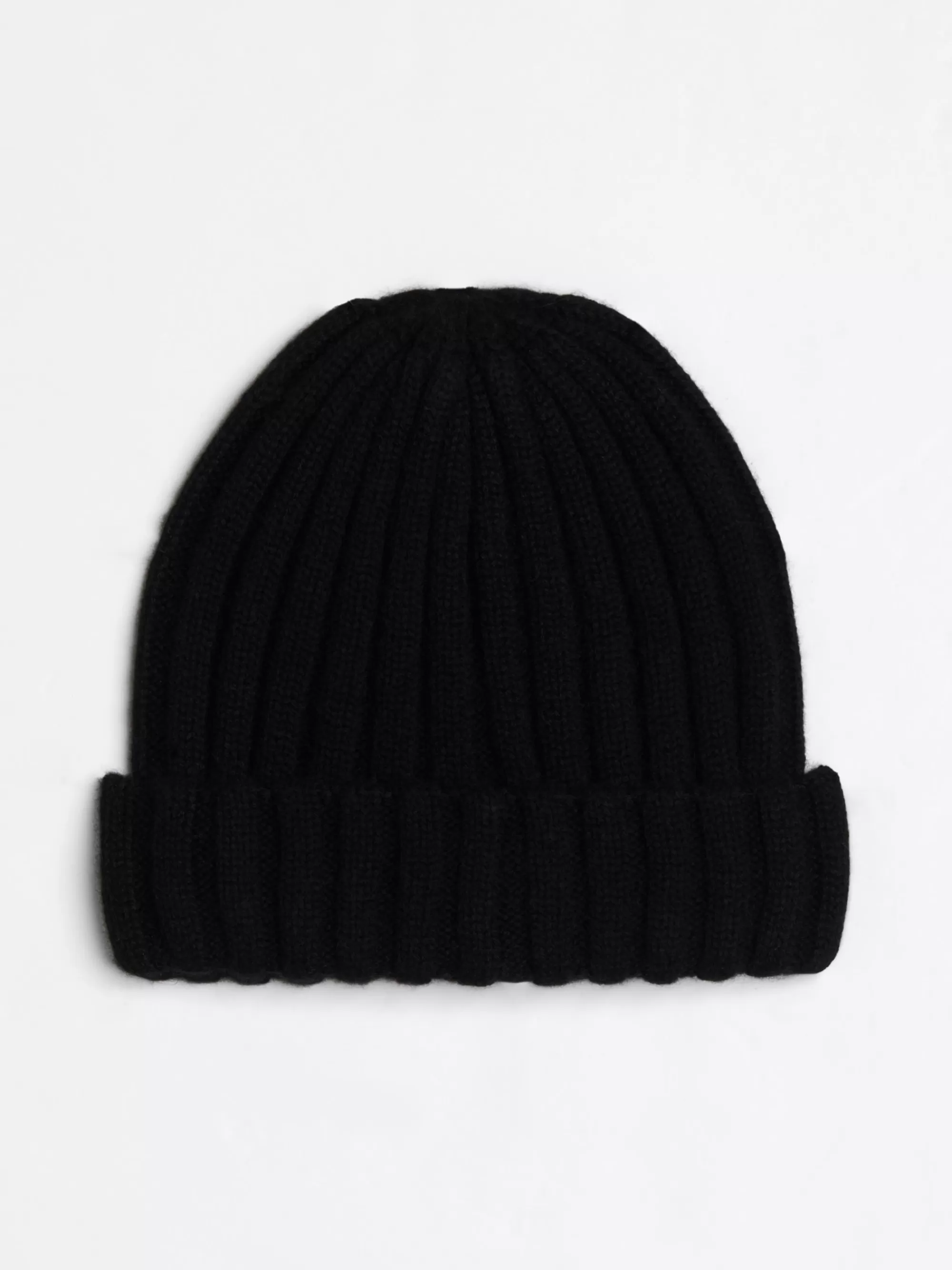 Mutsen | Mutsen, Handschoenen & Sjaals*Tommy Hilfiger Ribgebreide Beanie Van Kasjmier BLACK