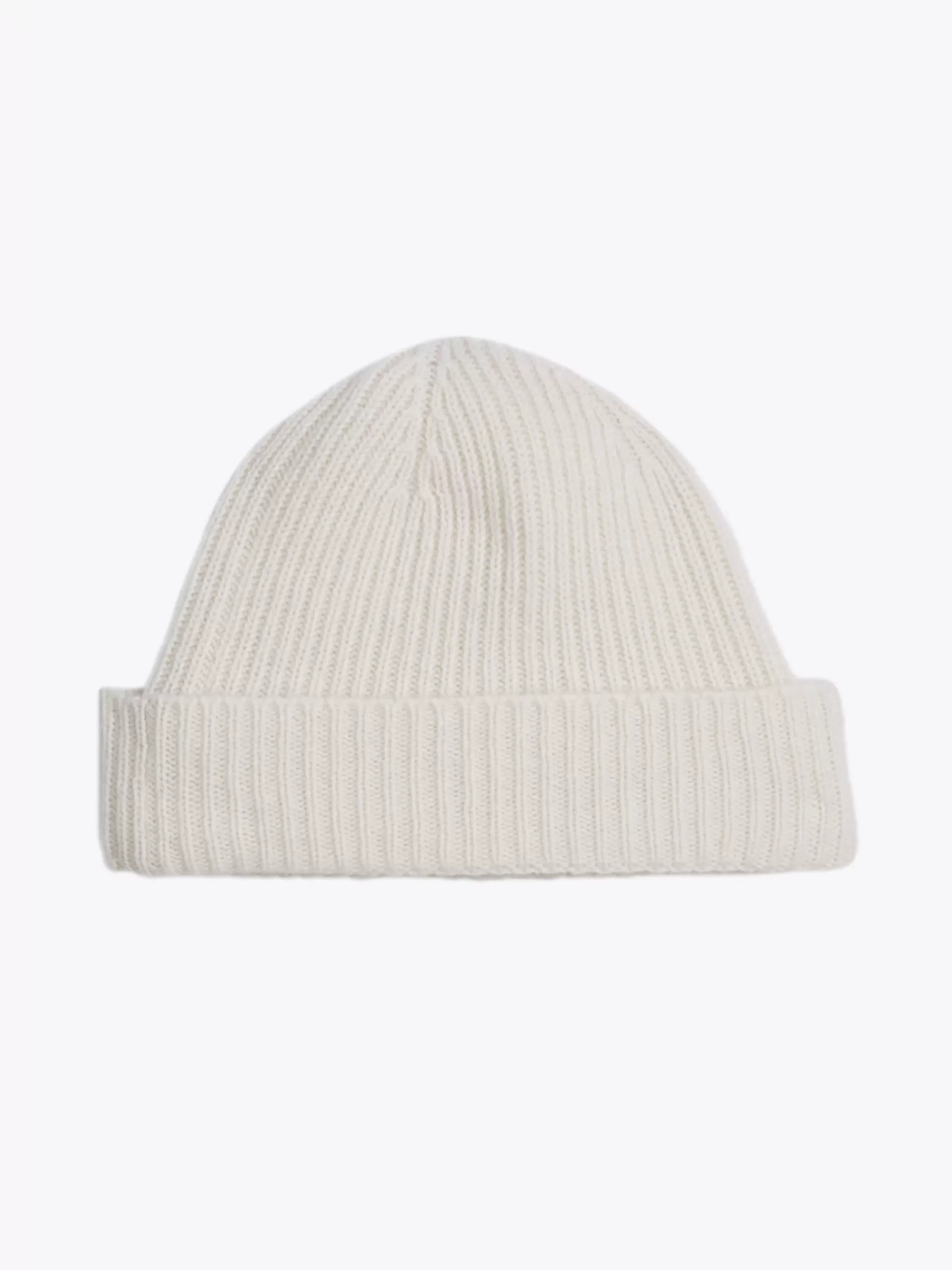 Mutsen | Mutsen & Sjaals*Tommy Hilfiger Ribgebreide Beanie Van Zuiver Kasjmier ANCIENT WHITE
